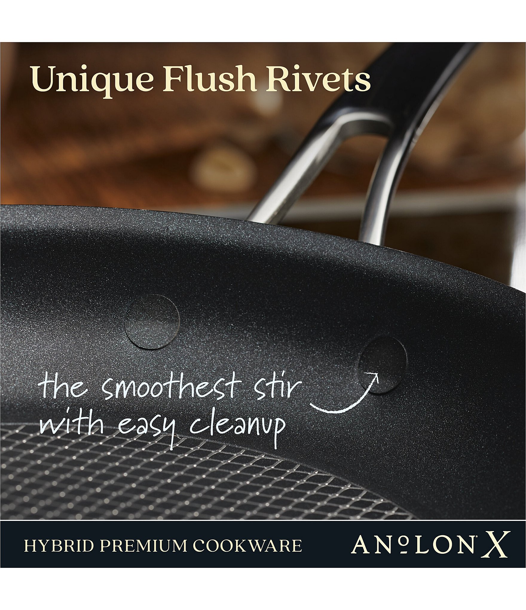 Anolon x Hybrid Nonstick Induction Frying Pan Set