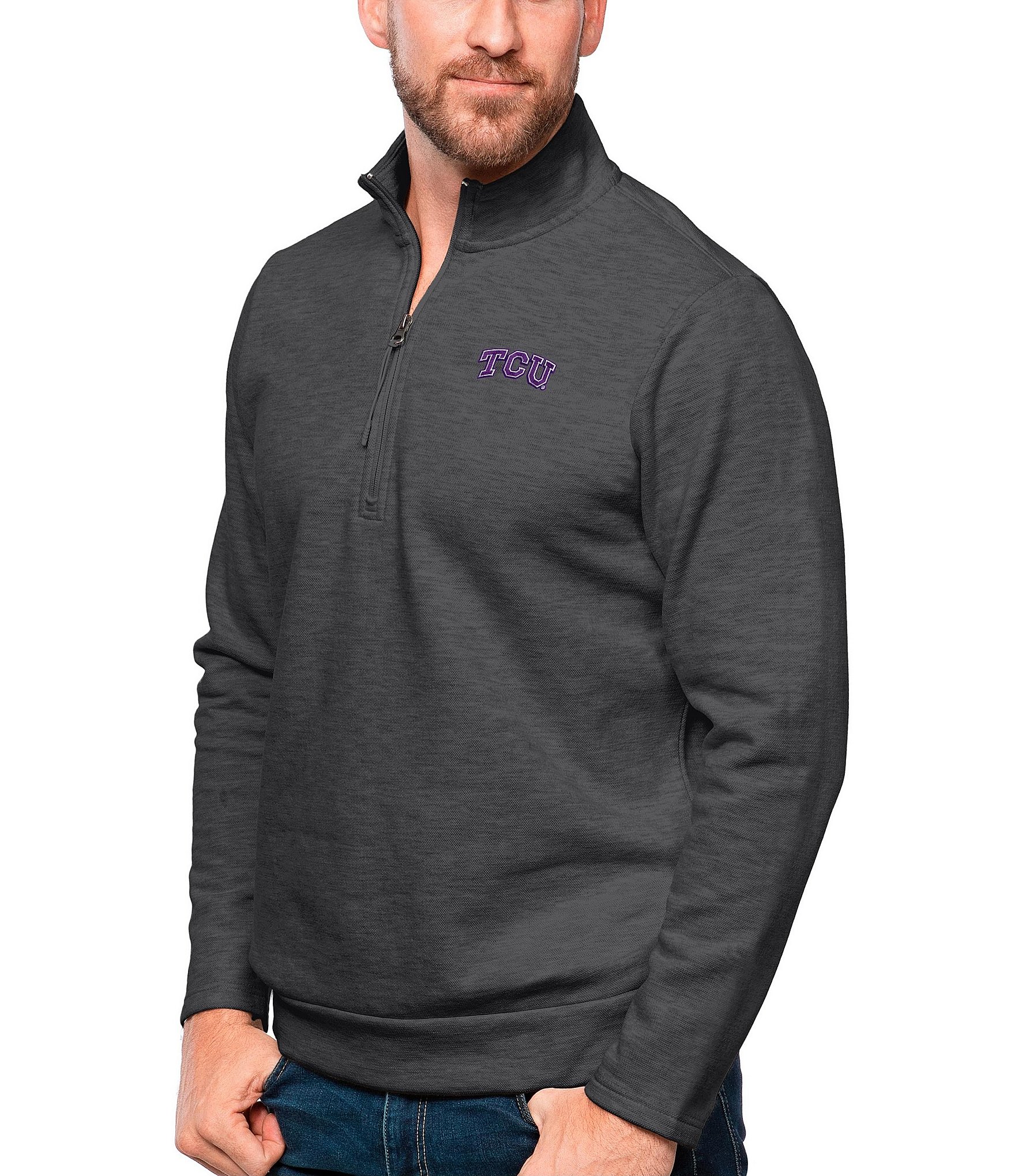 Antigua Big Gambit Quarter-Zip Pullover