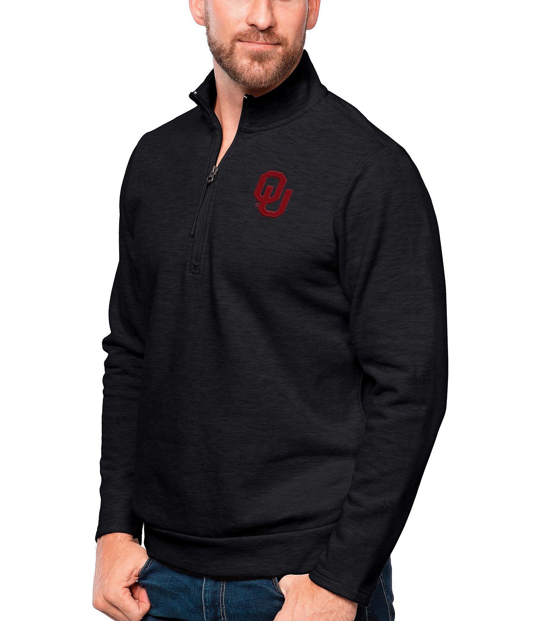 Antigua Big Gambit Quarter-Zip Pullover