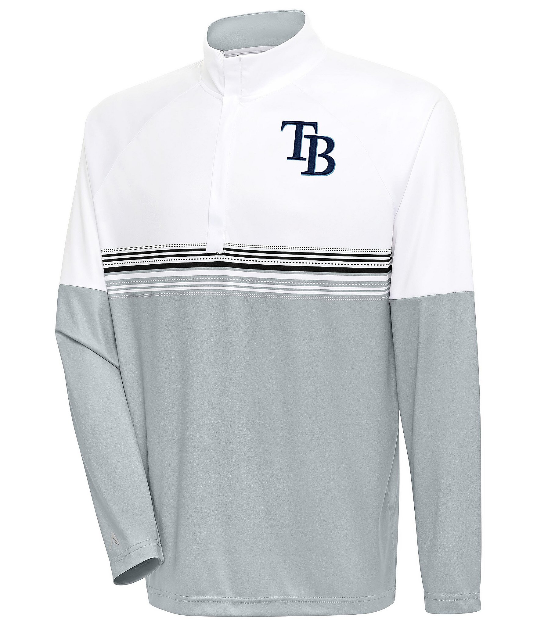 MLB Tampa Bay Rays Boys' White Pinstripe Pullover Jersey - S