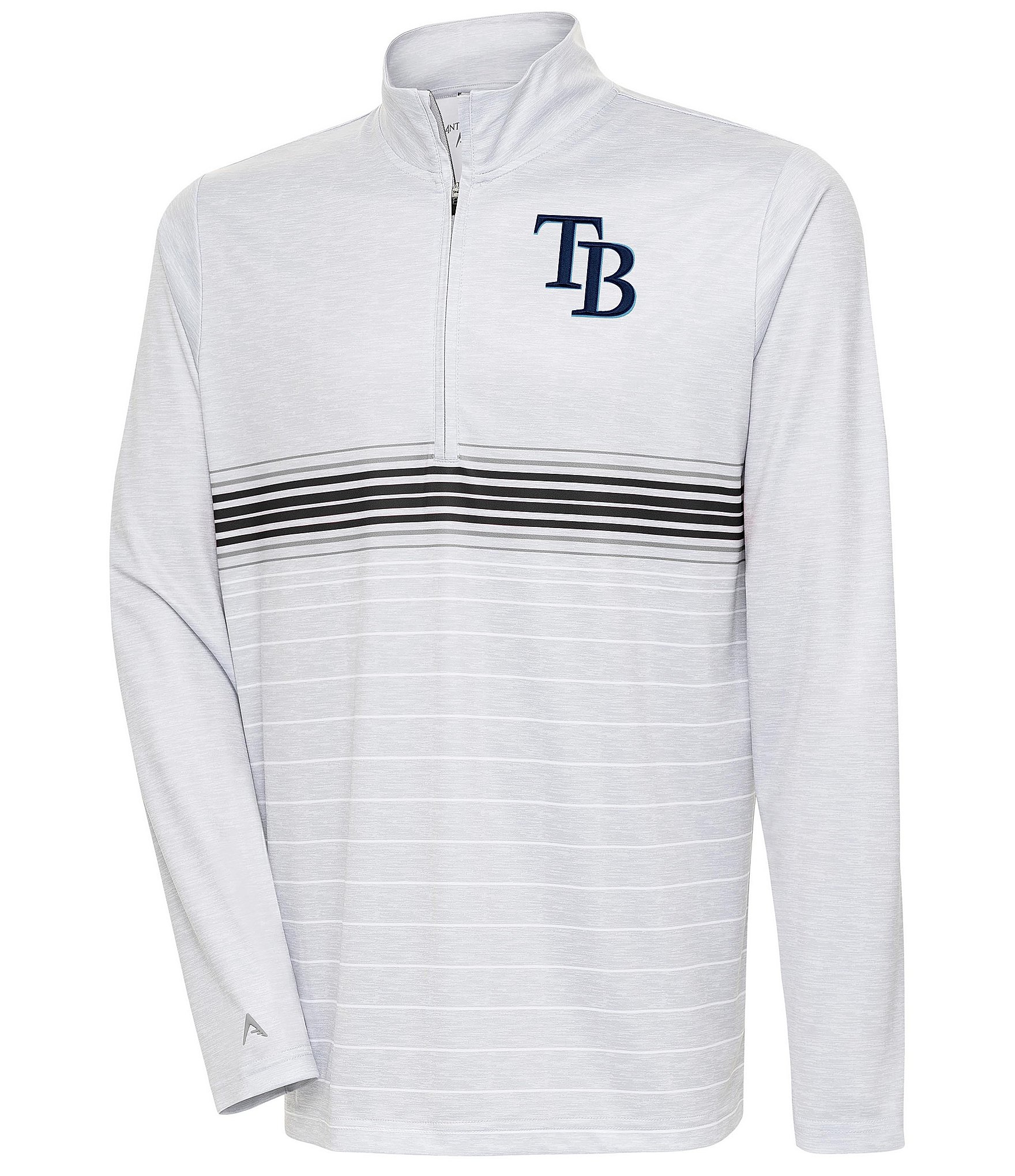 Men's Antigua Gray Tampa Bay Rays Spark Polo