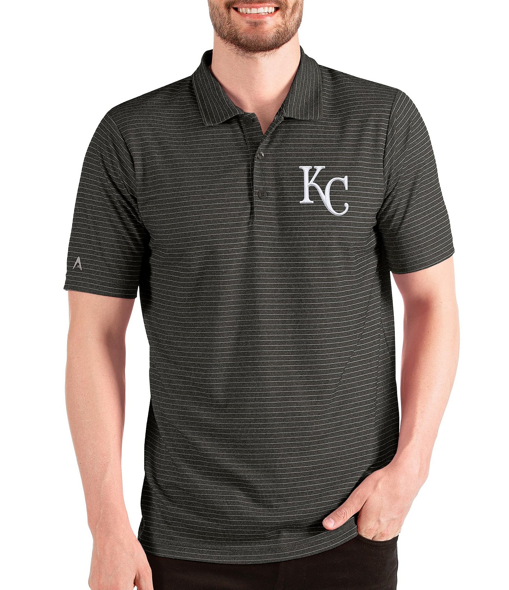 MLB Kansas City Royals Quarter Style Polo Shirt