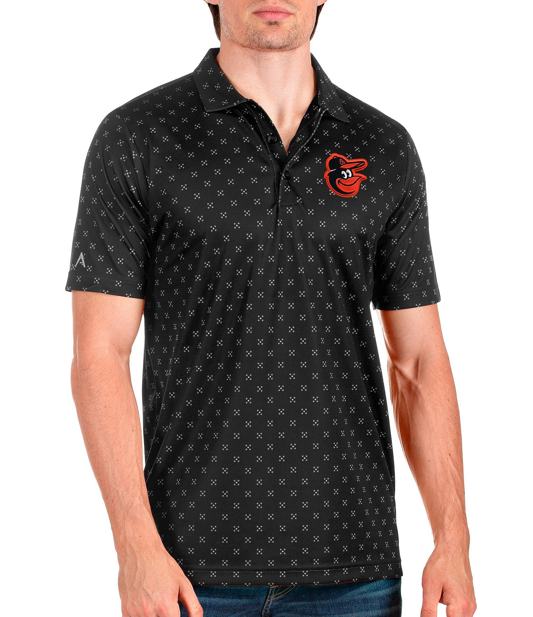 Baltimore Orioles Nike Brand Dri-Fit Short Sleeved Polo - Size