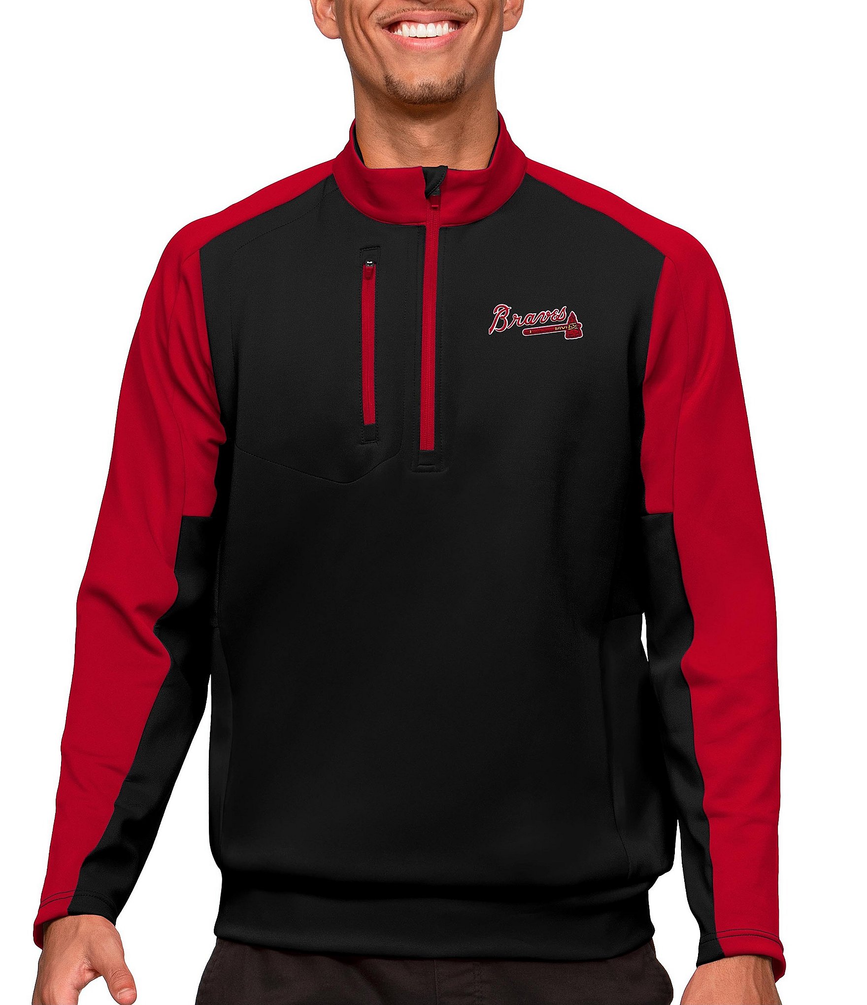 Antigua MLB National Leage Quarter-Zip Pullover