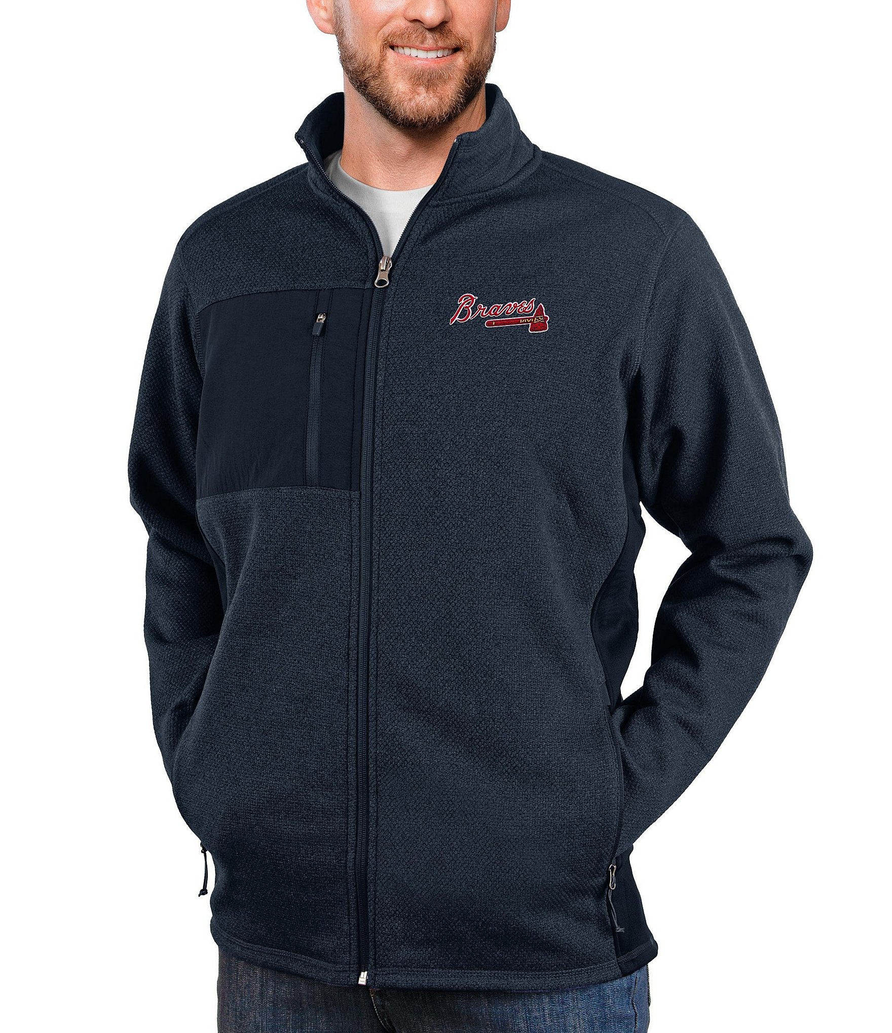 Antigua MLB National League Course Full-Zip Jacket