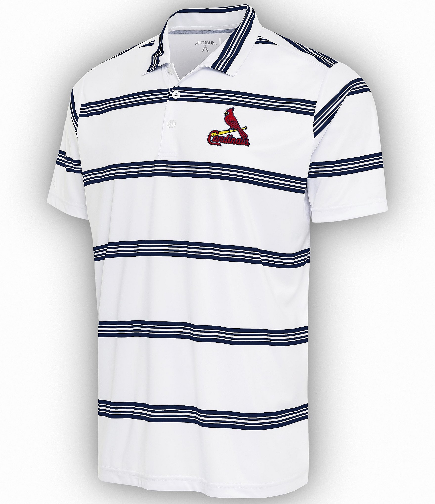 Men's Antigua Powder Blue/White St. Louis Cardinals Esteem Polo