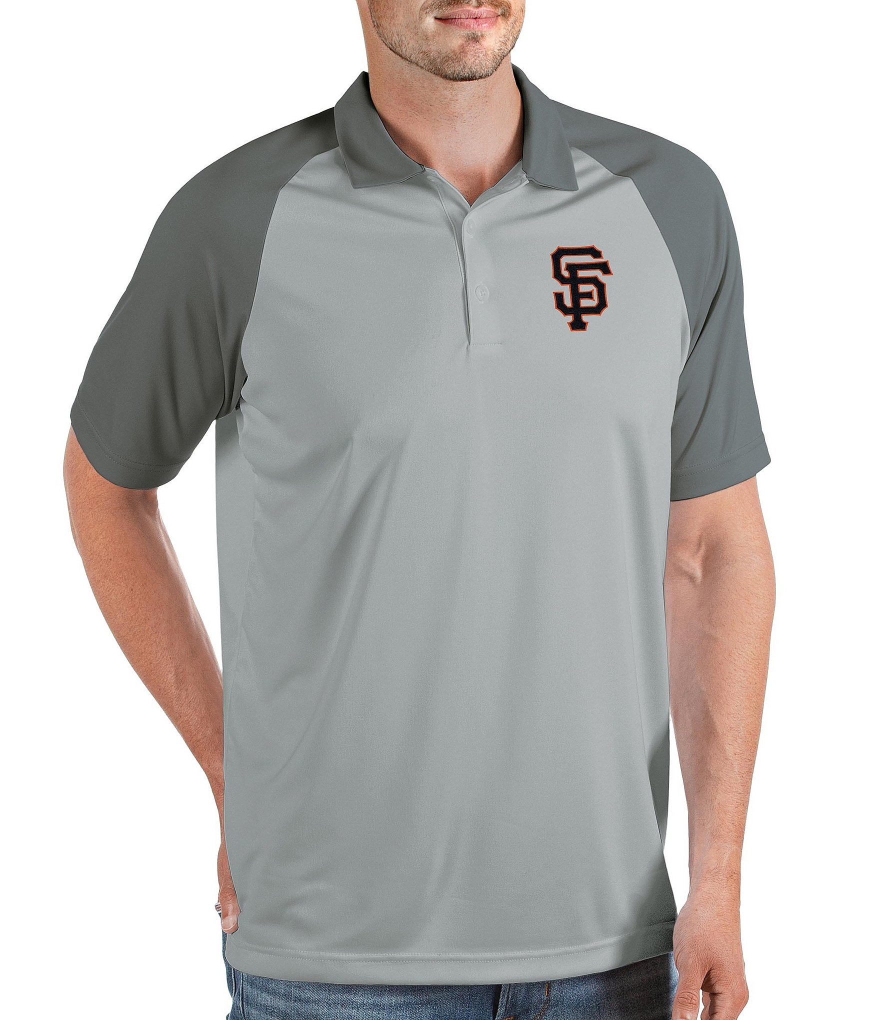 Antigua MLB Chicago White Sox Nova Short-Sleeve Colorblock Polo Shirt - L