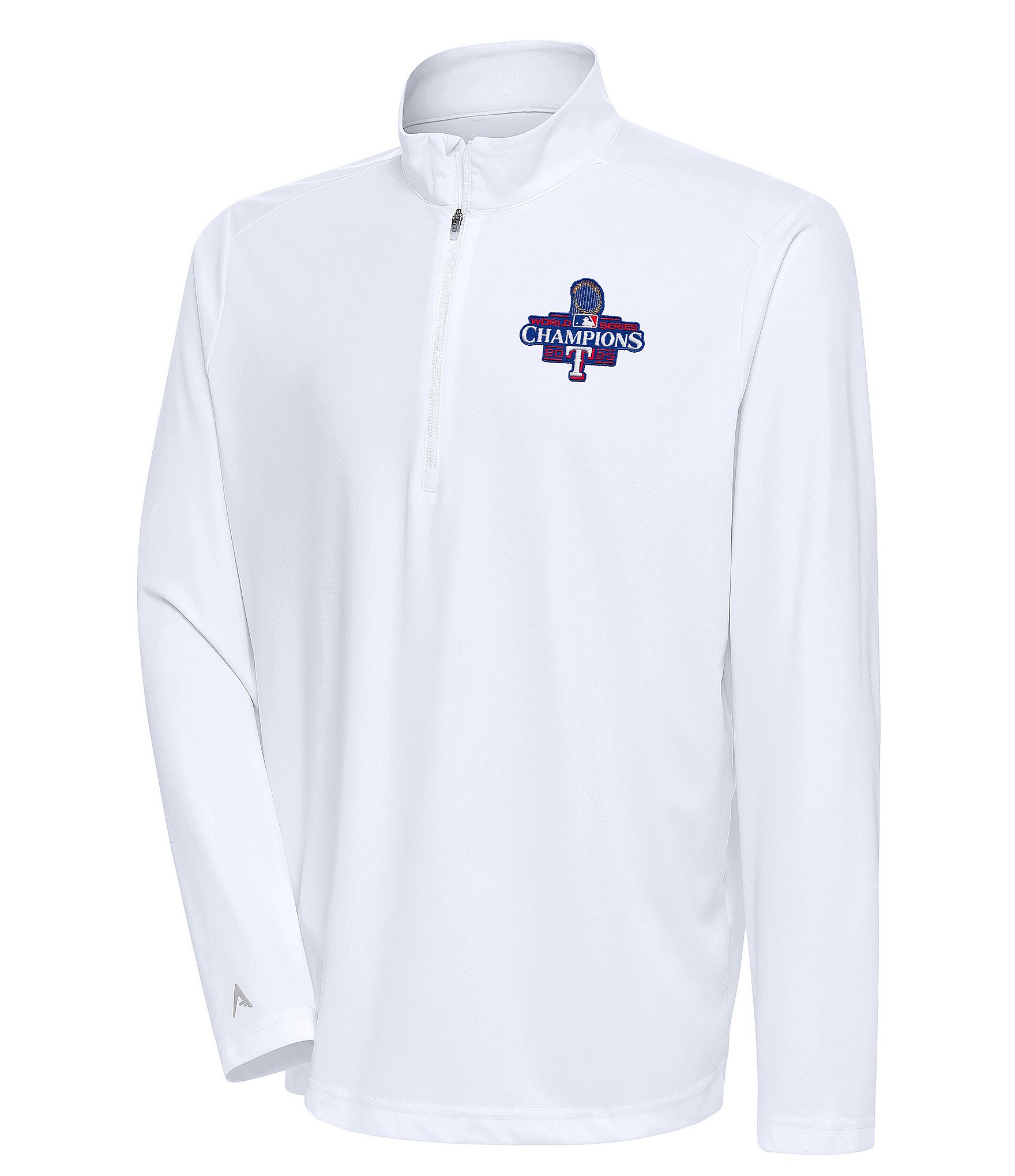 Antigua MLB Texas Rangers 2023 World Series Tribute Quarter-Pullover