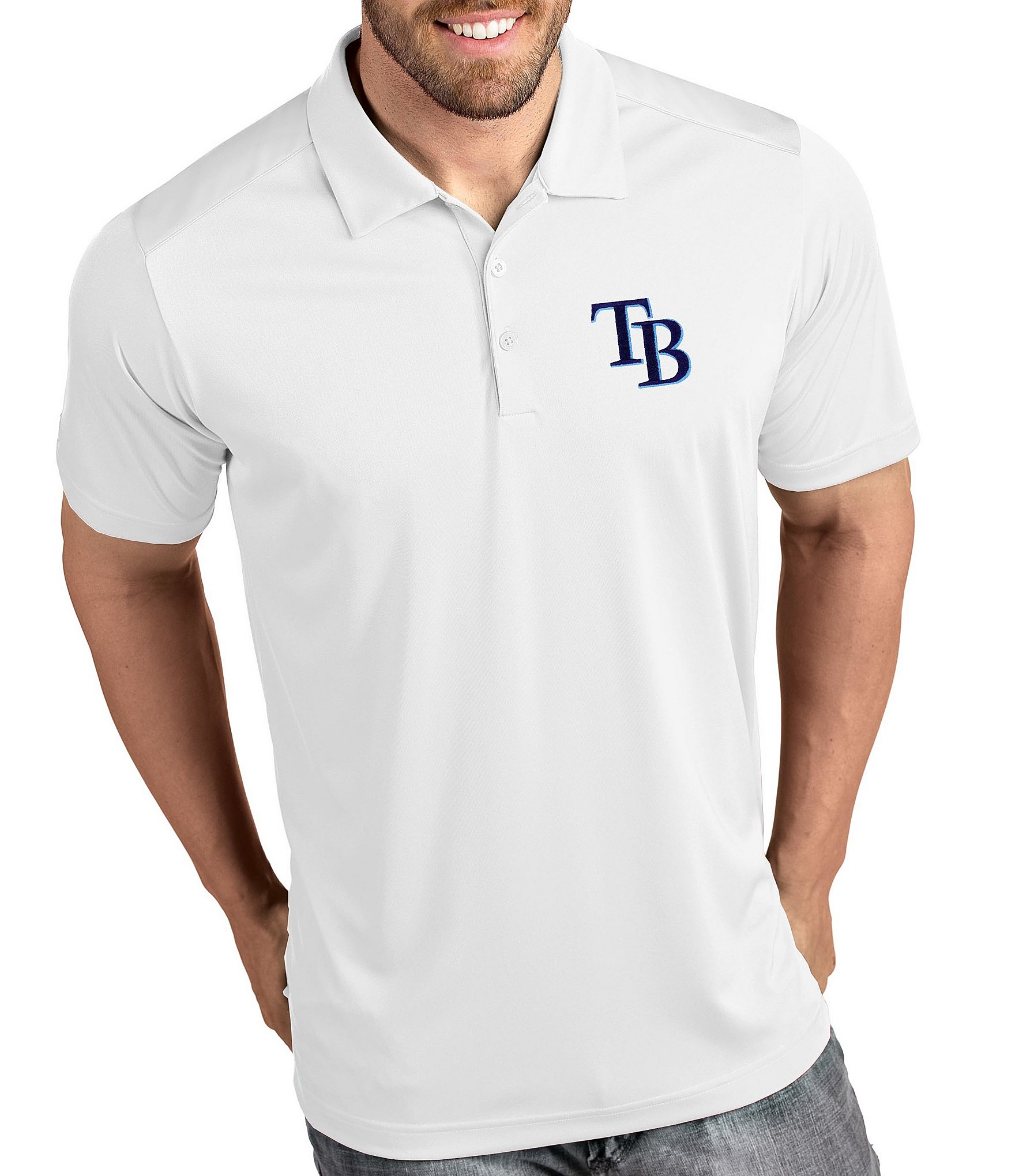 Antigua MLB American League Tribute Short-Sleeve Polo Shirt