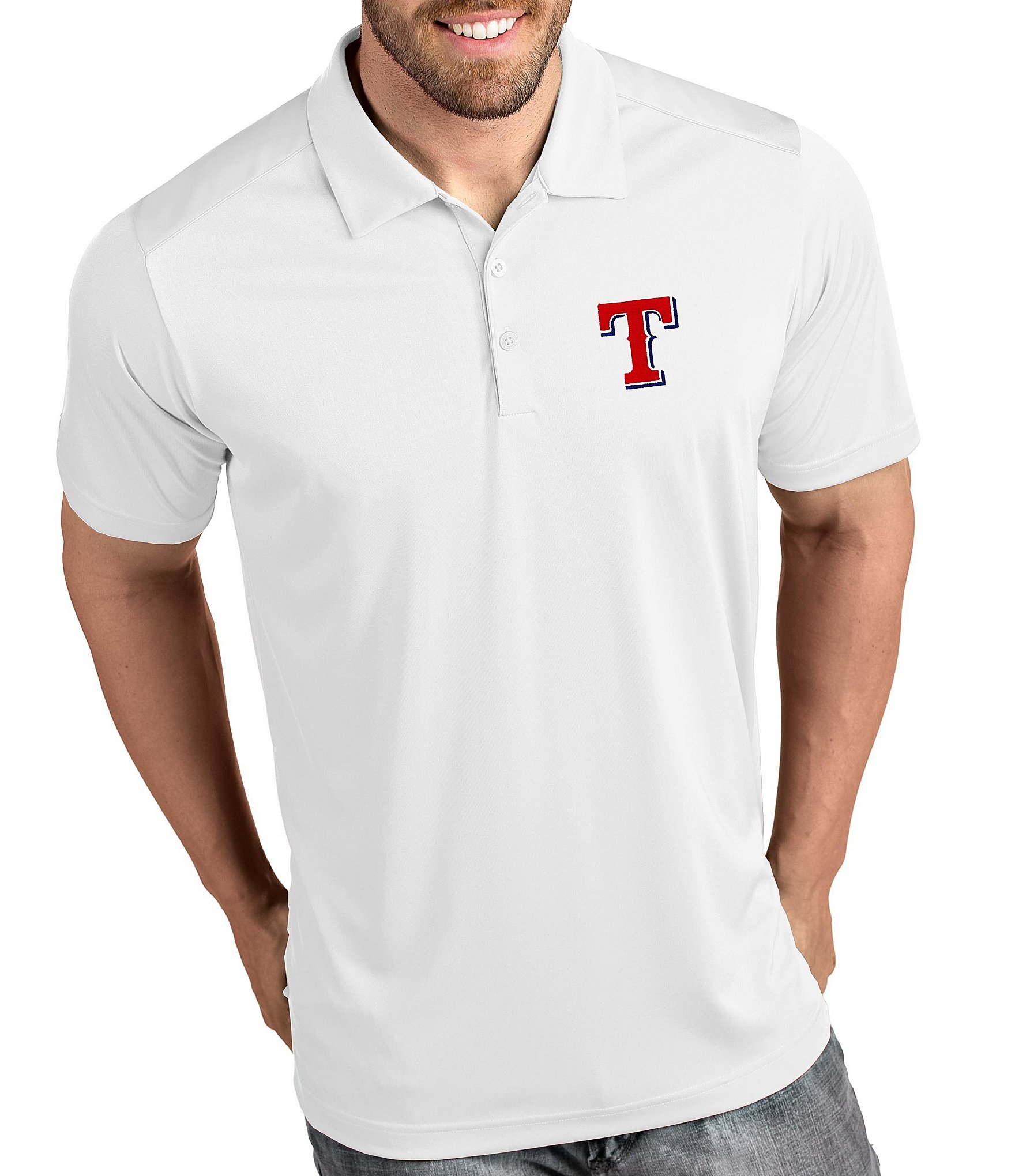 Antigua MLB American League Tribute Short-Sleeve Polo Shirt