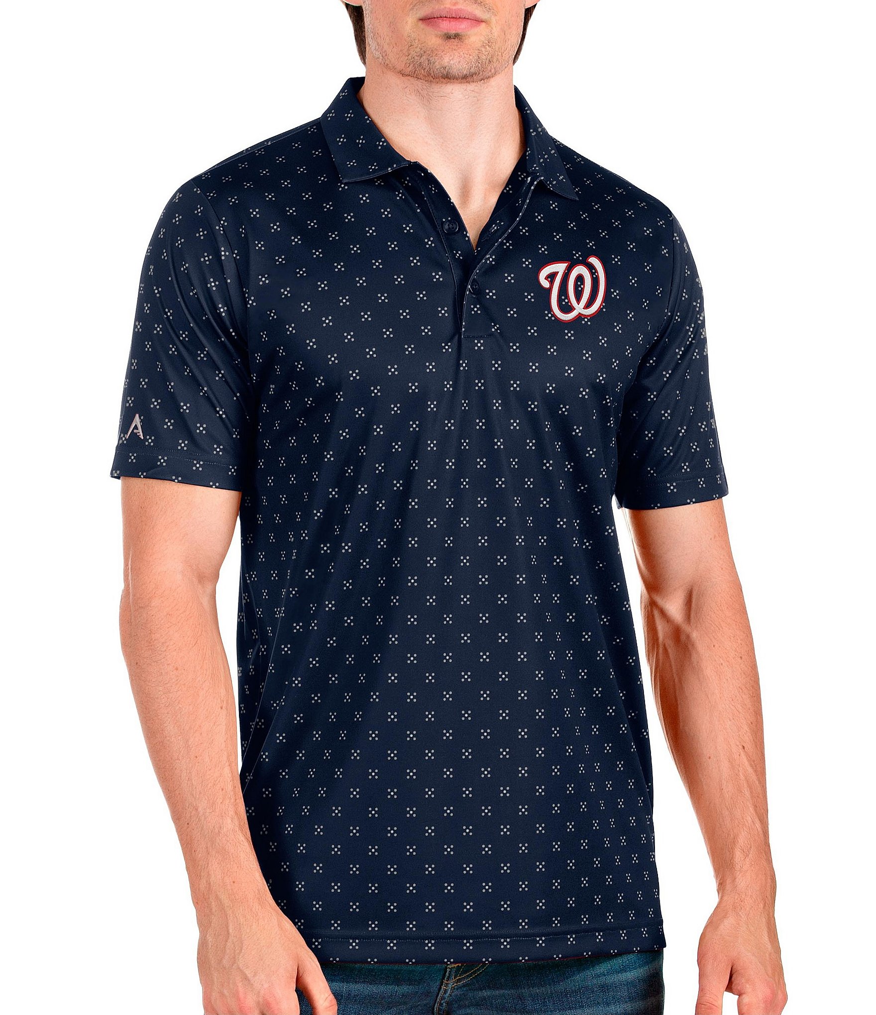 Antigua MLB Washington Nationals Spark Short-Sleeve Polo Shirt - 3XL