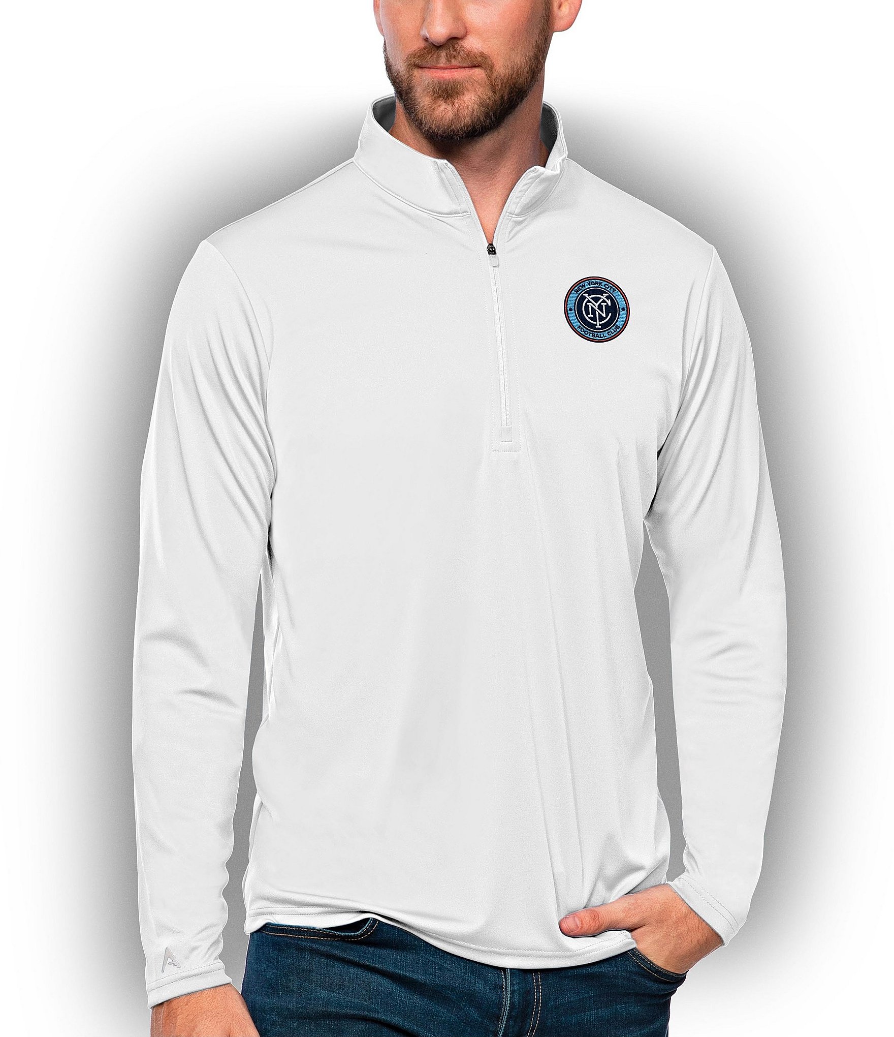 Antigua NBA Eastern Conference Action Quarter-Zip Pullover - S