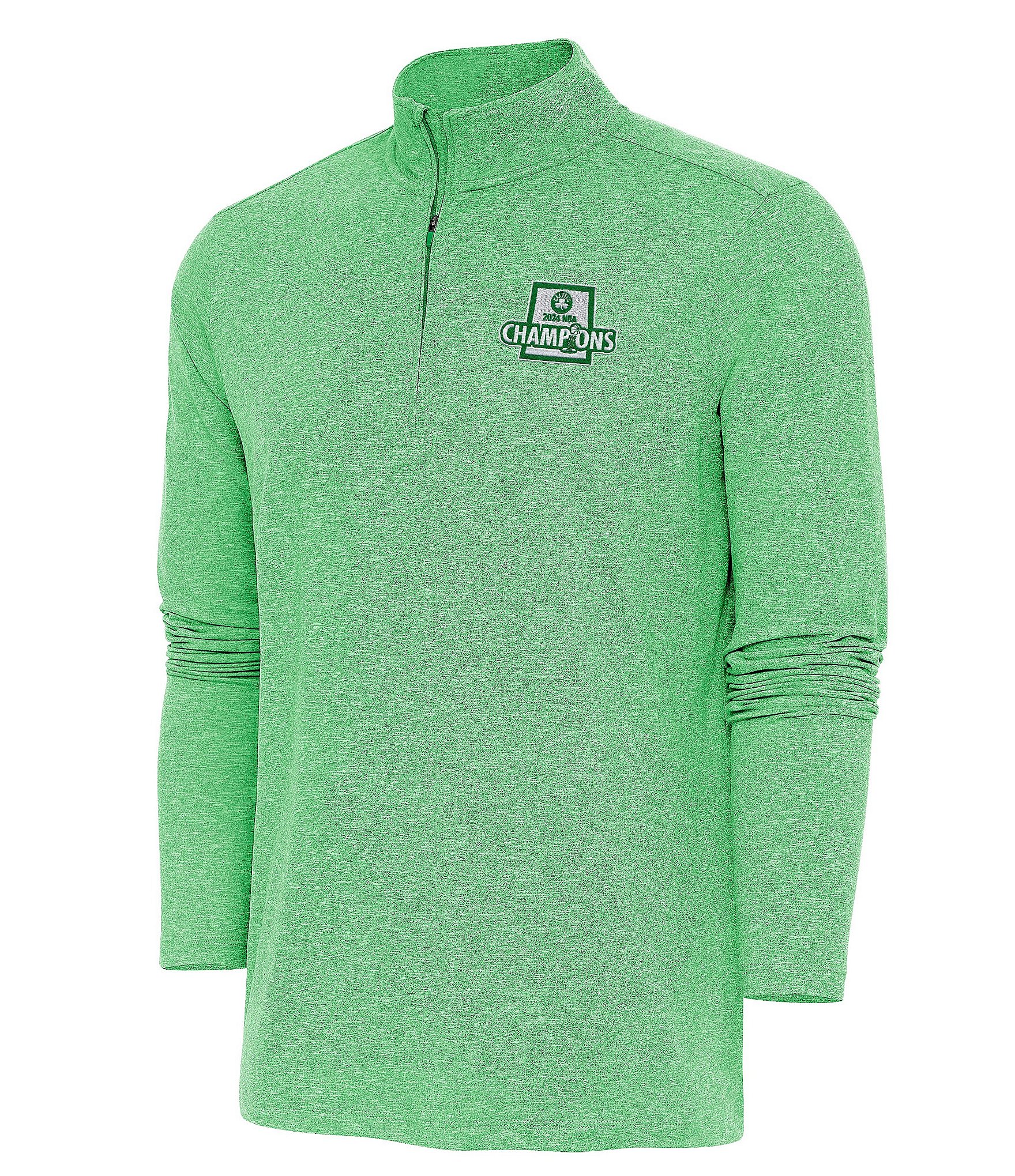 Antigua NBA Boston Celtics 2024 World Champions Hunk Quarter-Zip Pullover