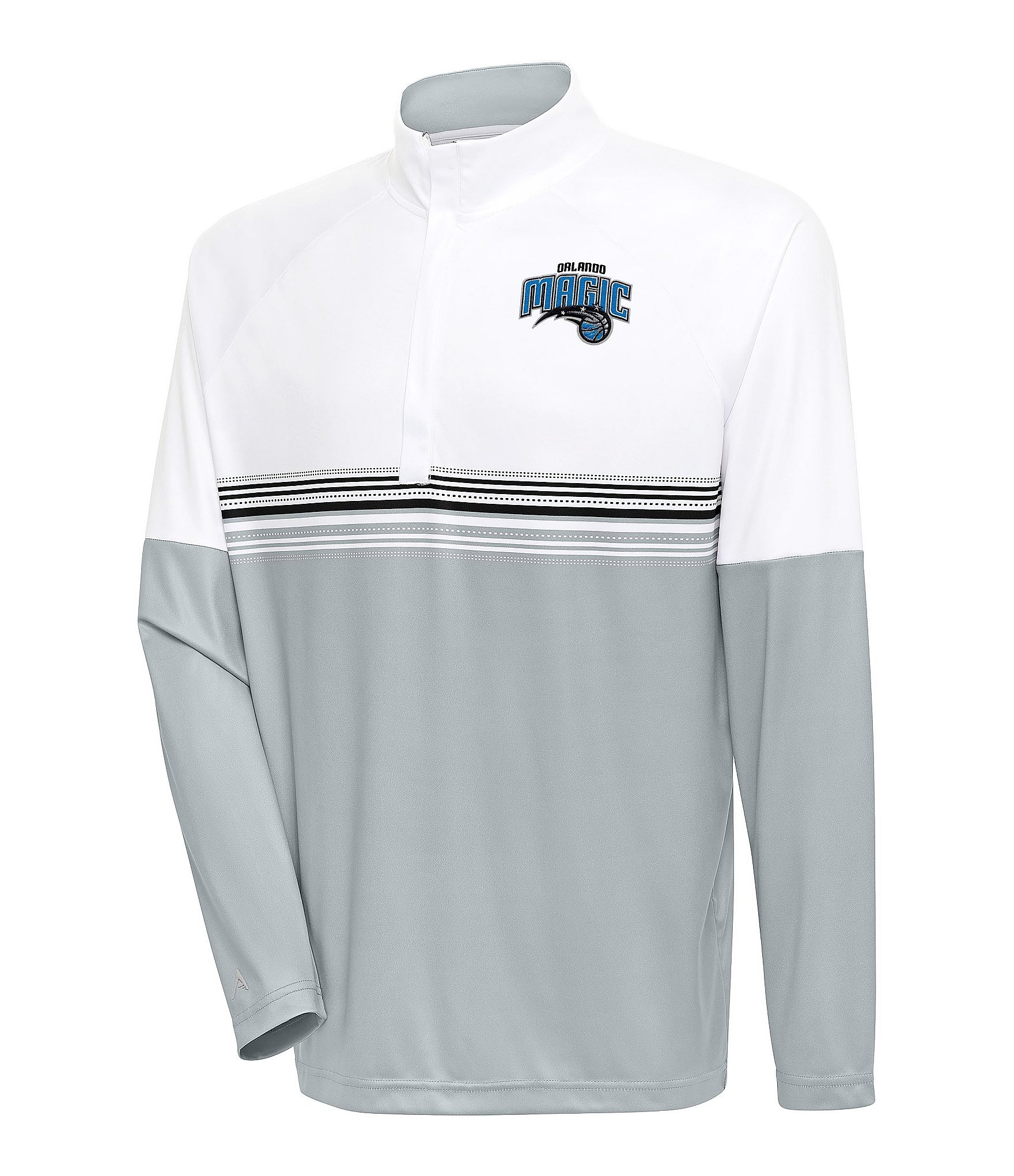 Men's Antigua Royal Orlando Magic Compression Button-Down Shirt