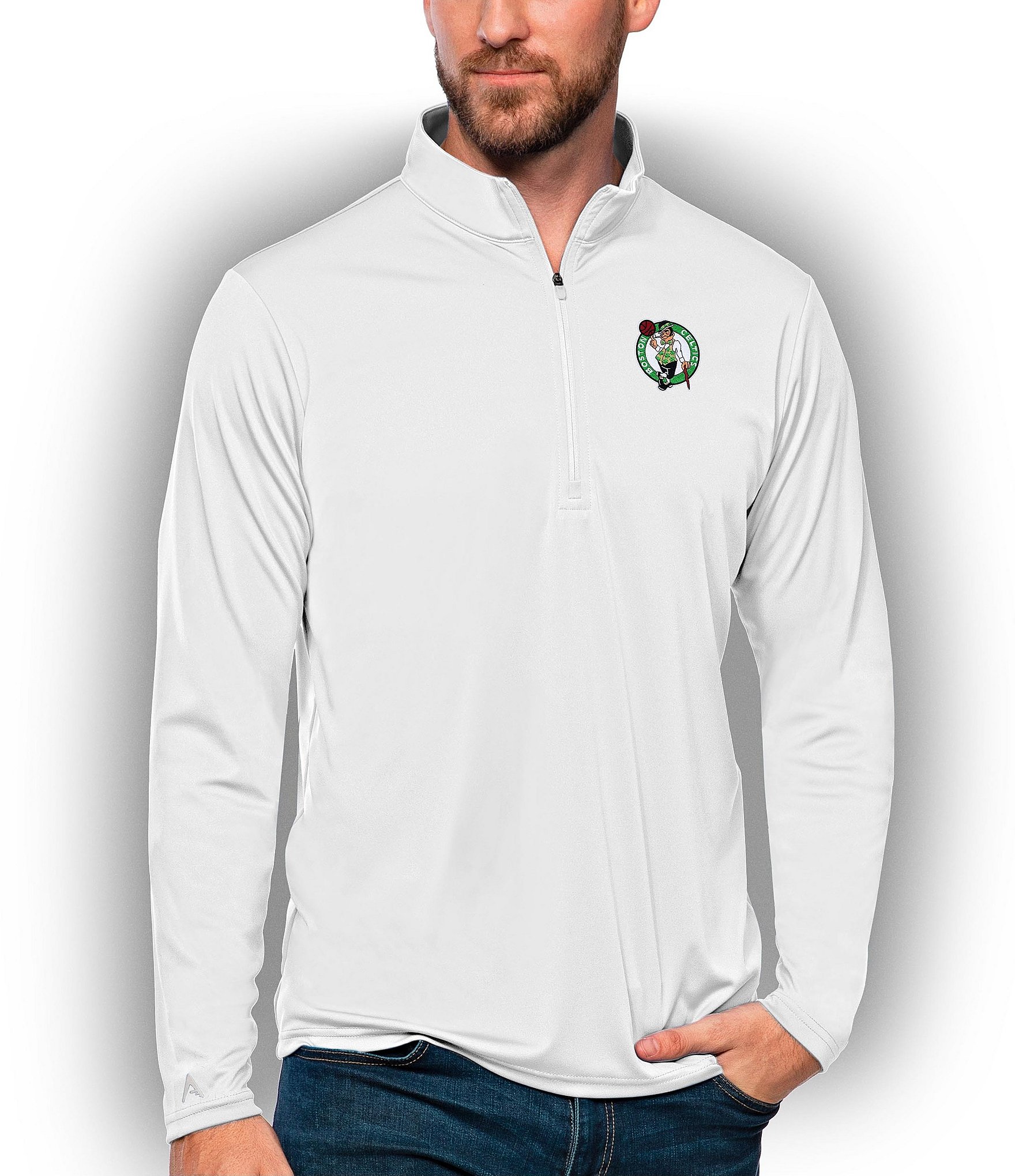 Antigua NBA Eastern Conference Tribute Quarter-Zip Pullover