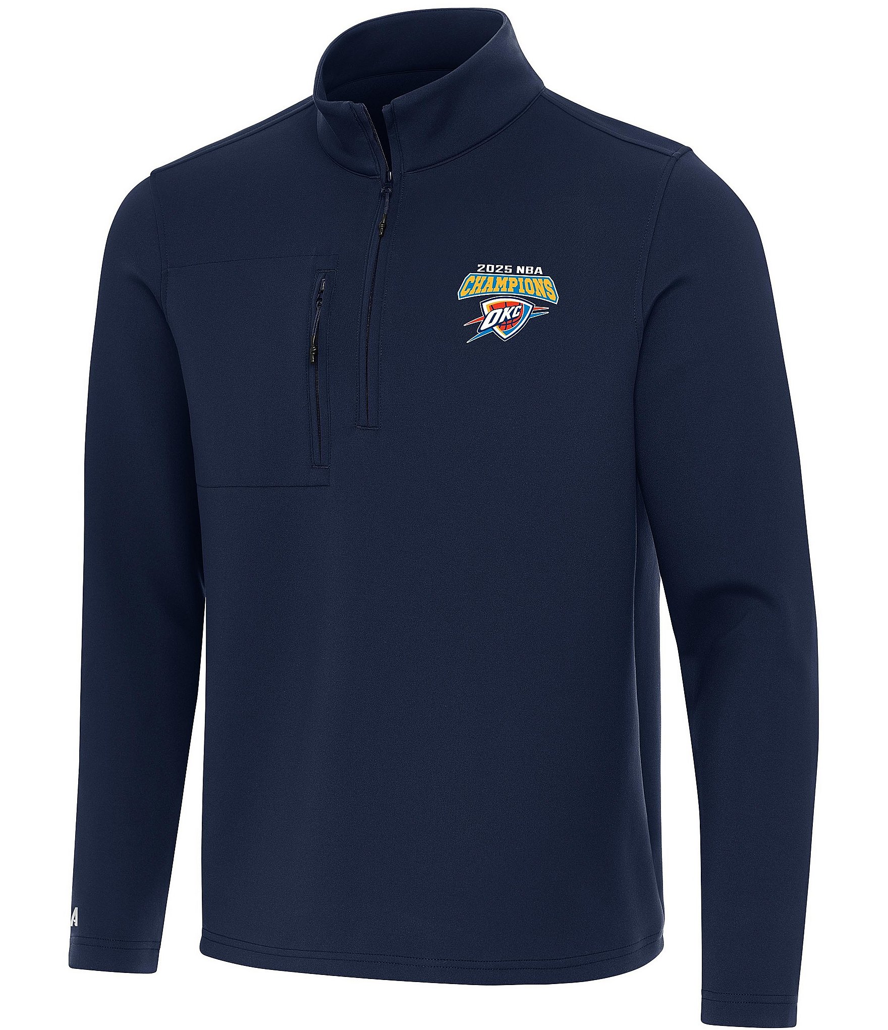 Antigua NBA Oklahoma City Thunder 2025 World Champions Insider Quarter-Zip Pullover