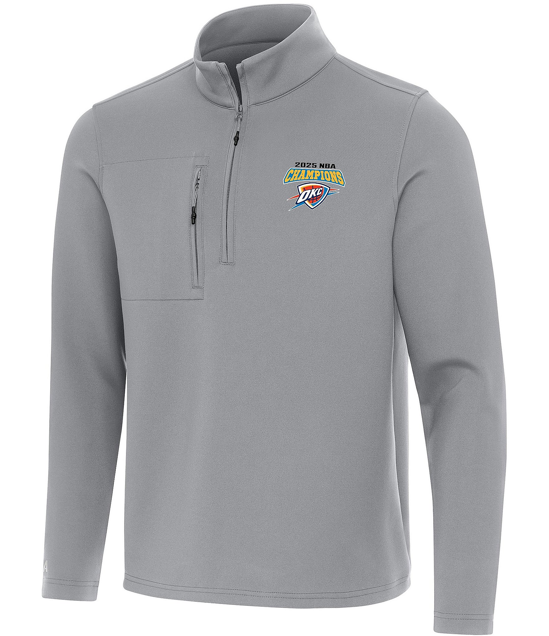 Antigua NBA Oklahoma City Thunder 2025 World Champions Insider Quarter-Zip Pullover