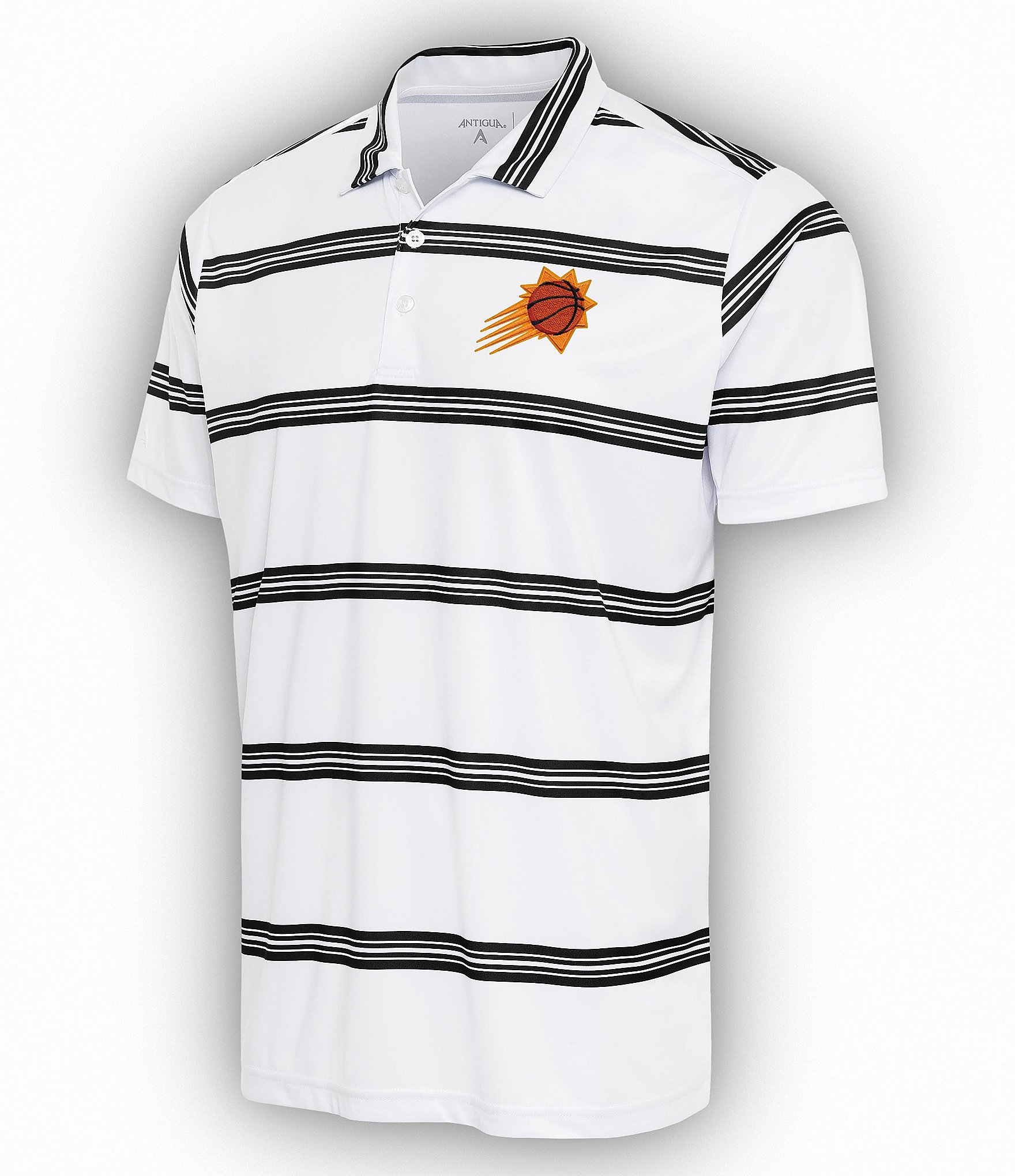 Antigua Denver Broncos White/Black Groove Polo