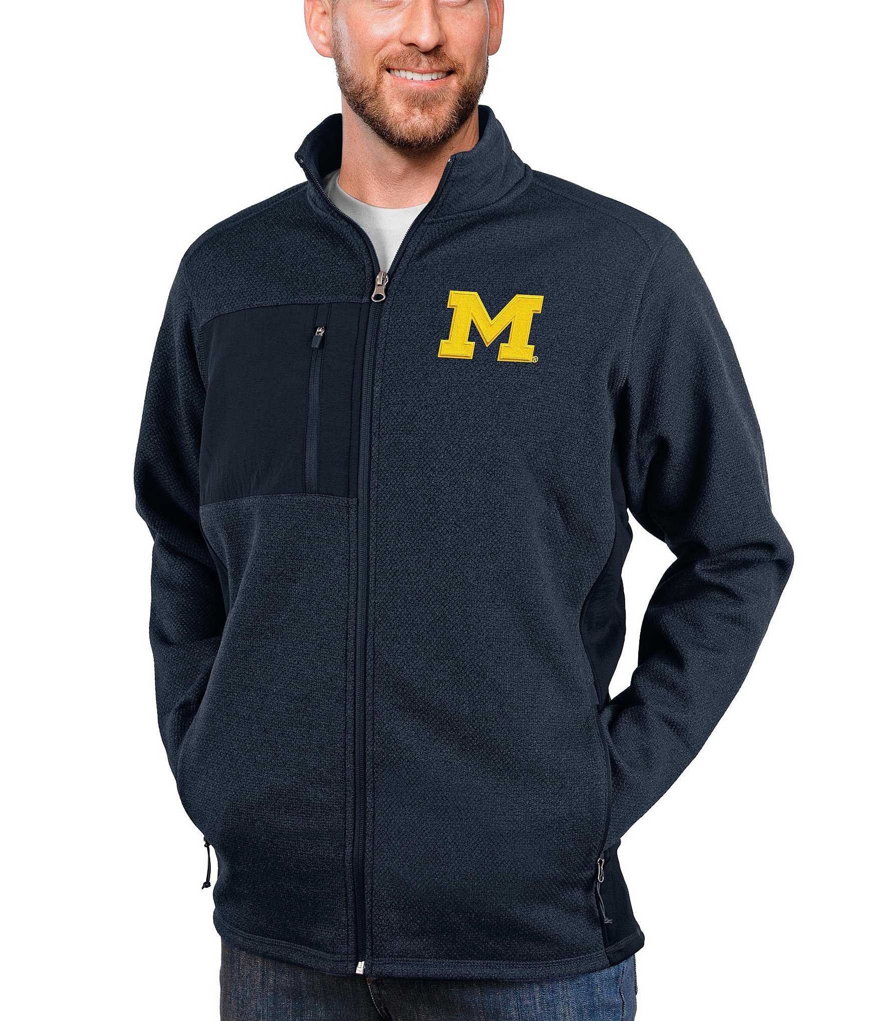 Antigua NCAA Big Course Full-Zip Jacket