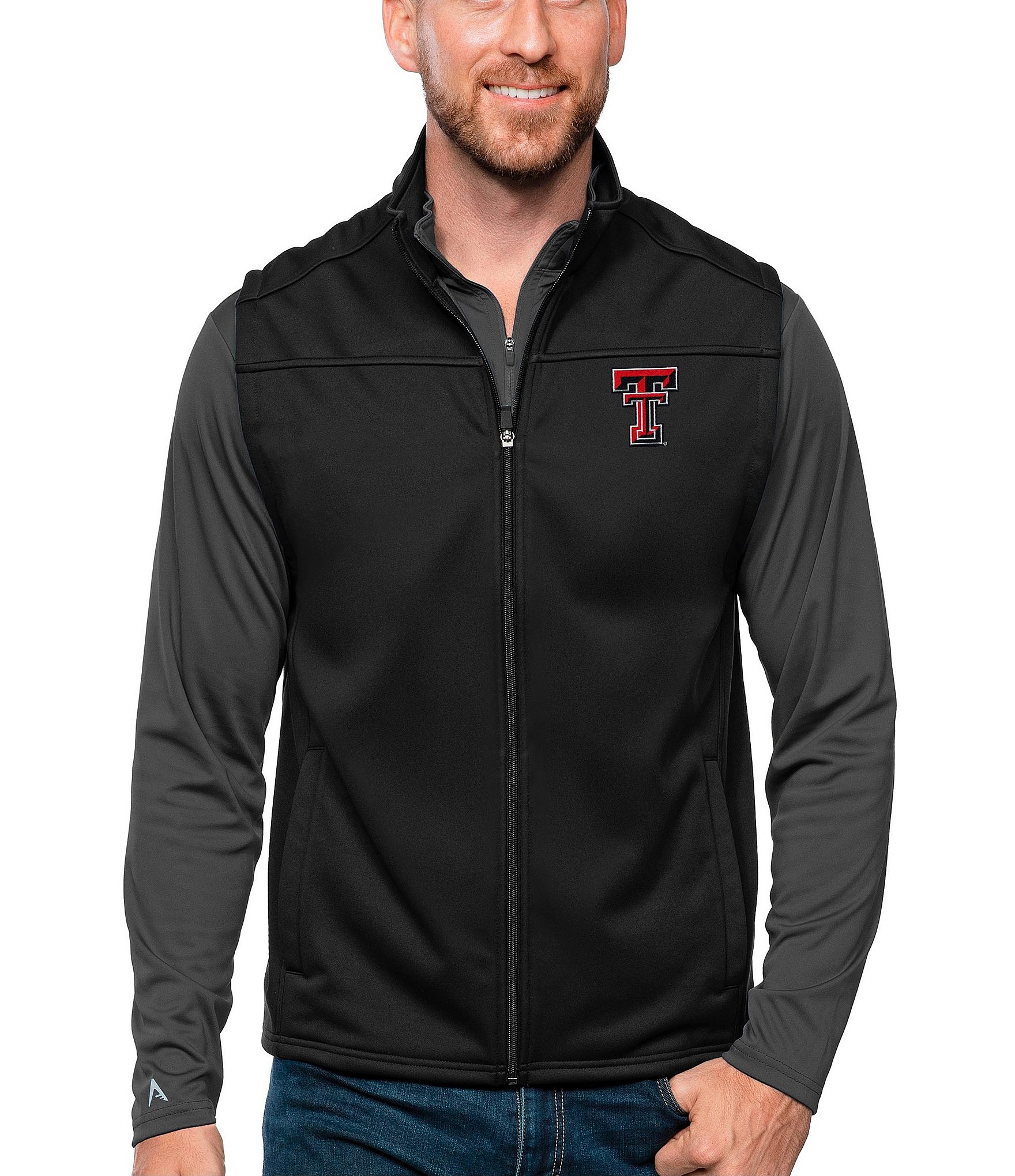 Texas Tech Red Raiders Antigua Women's Generation Full-Zip Jacket - Graphite/Silver