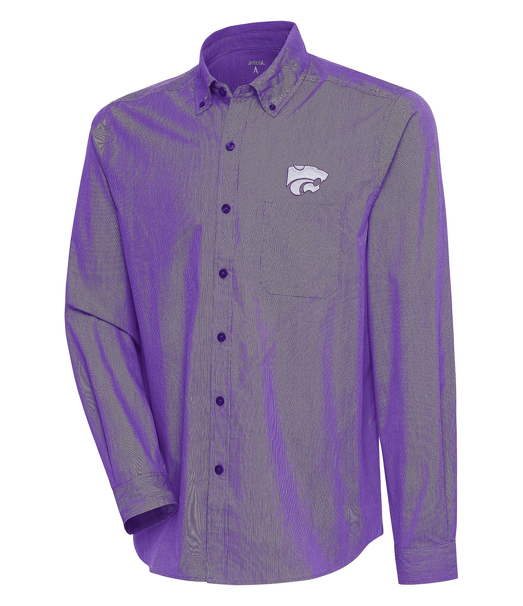 Baltimore Ravens Antigua Woven Button-Down Shirt - Purple