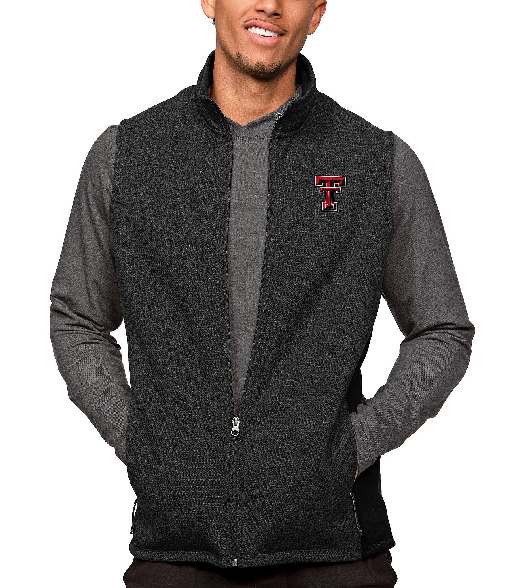 Men's Franchise Club Texas Tech Red Raiders Legacy Reversible Vest