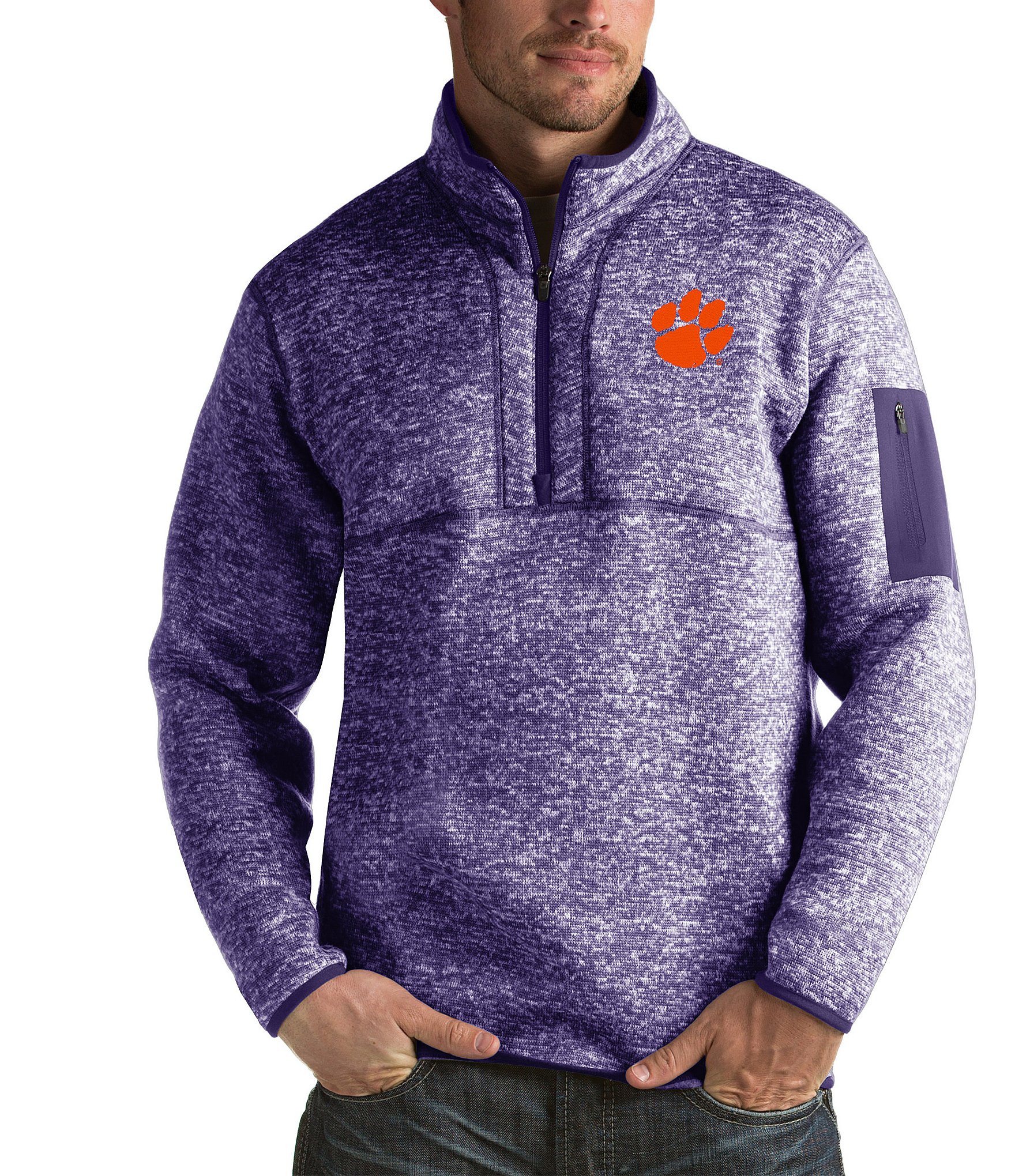 Antigua MLB Colorado Rockies Men's Nova, Purple, Small