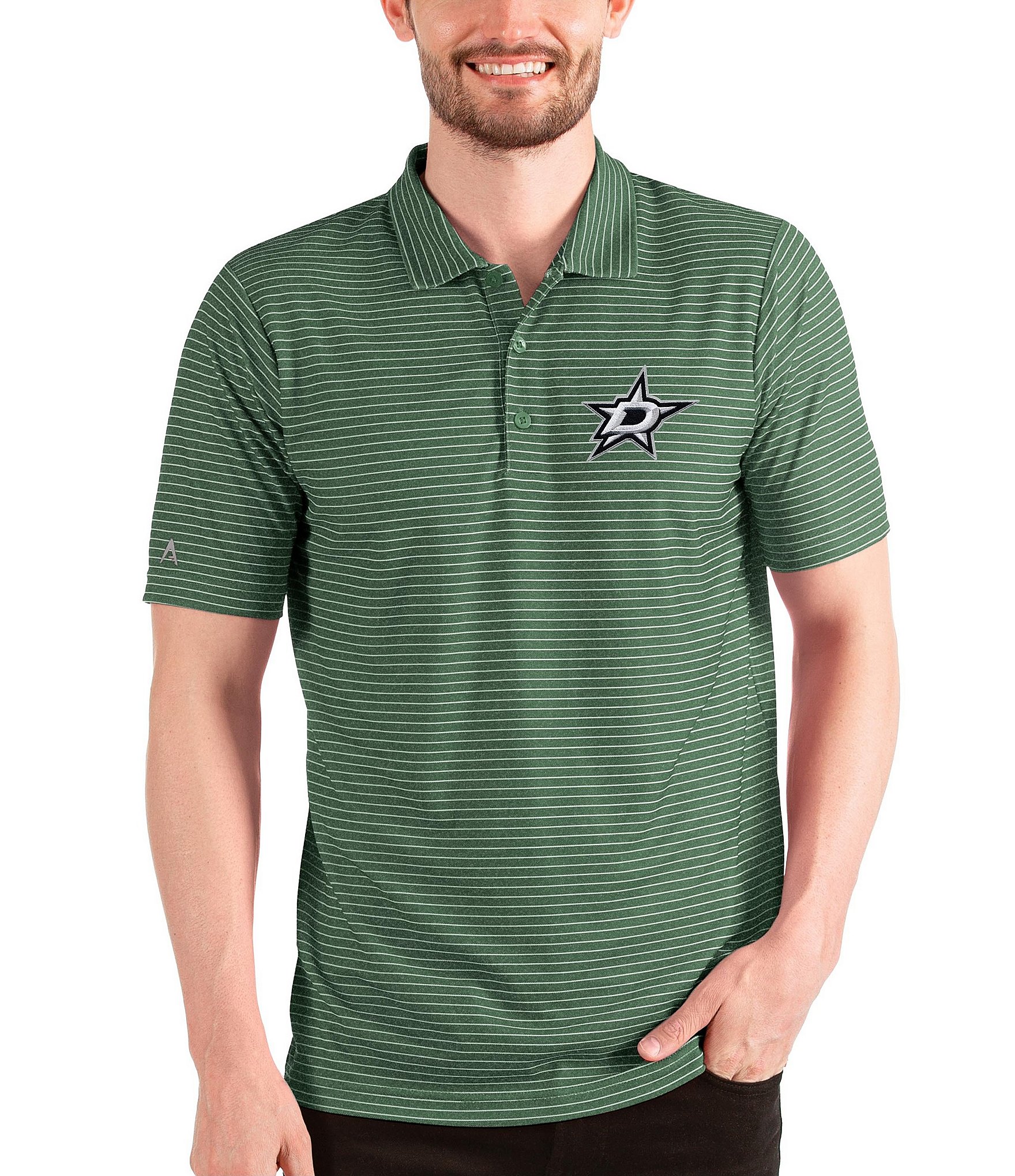 Men's Antigua White Oakland Athletics Esteem Polo