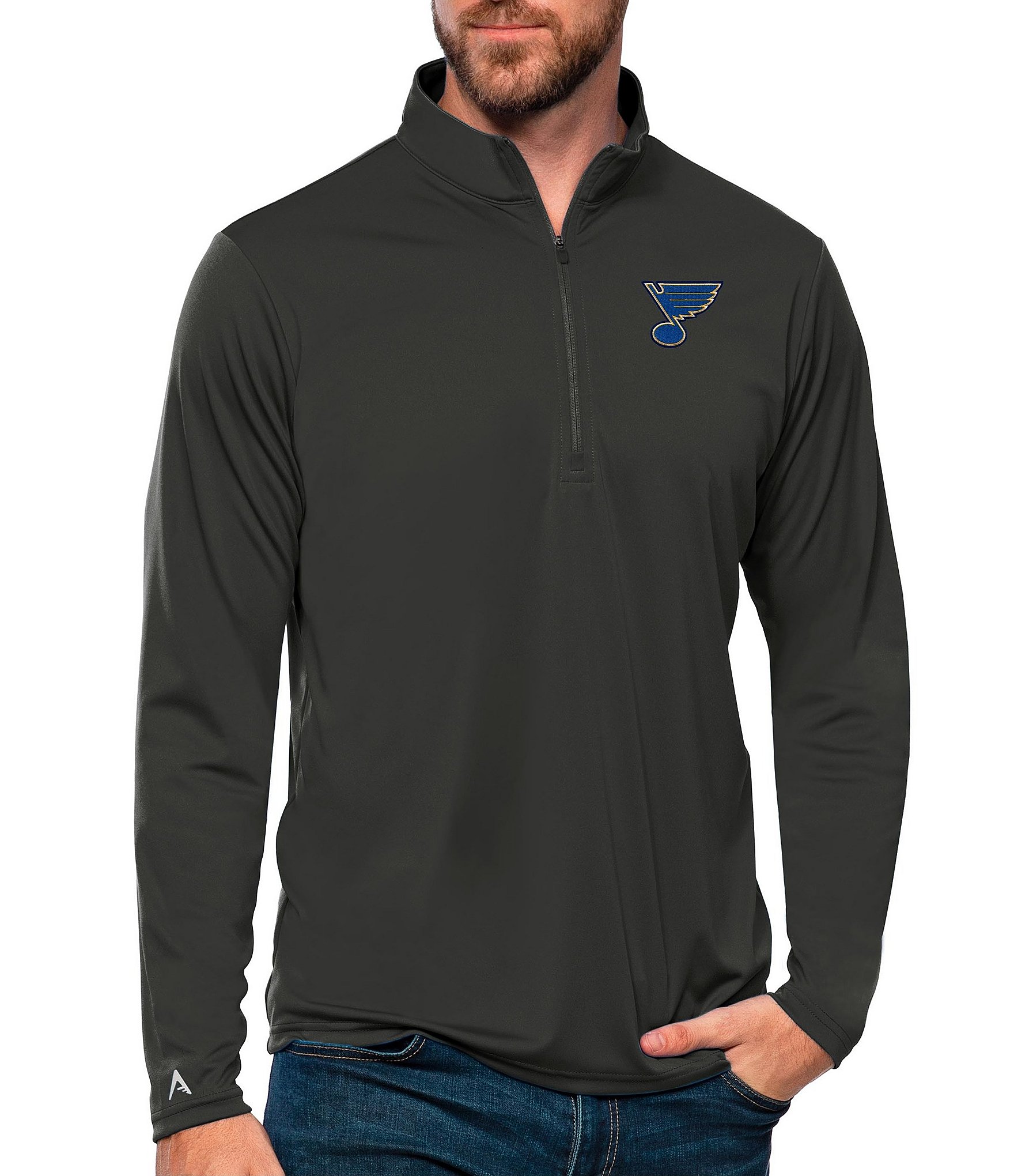 Antigua NHL Western Conference Tribute Quarter-Zip Pullover