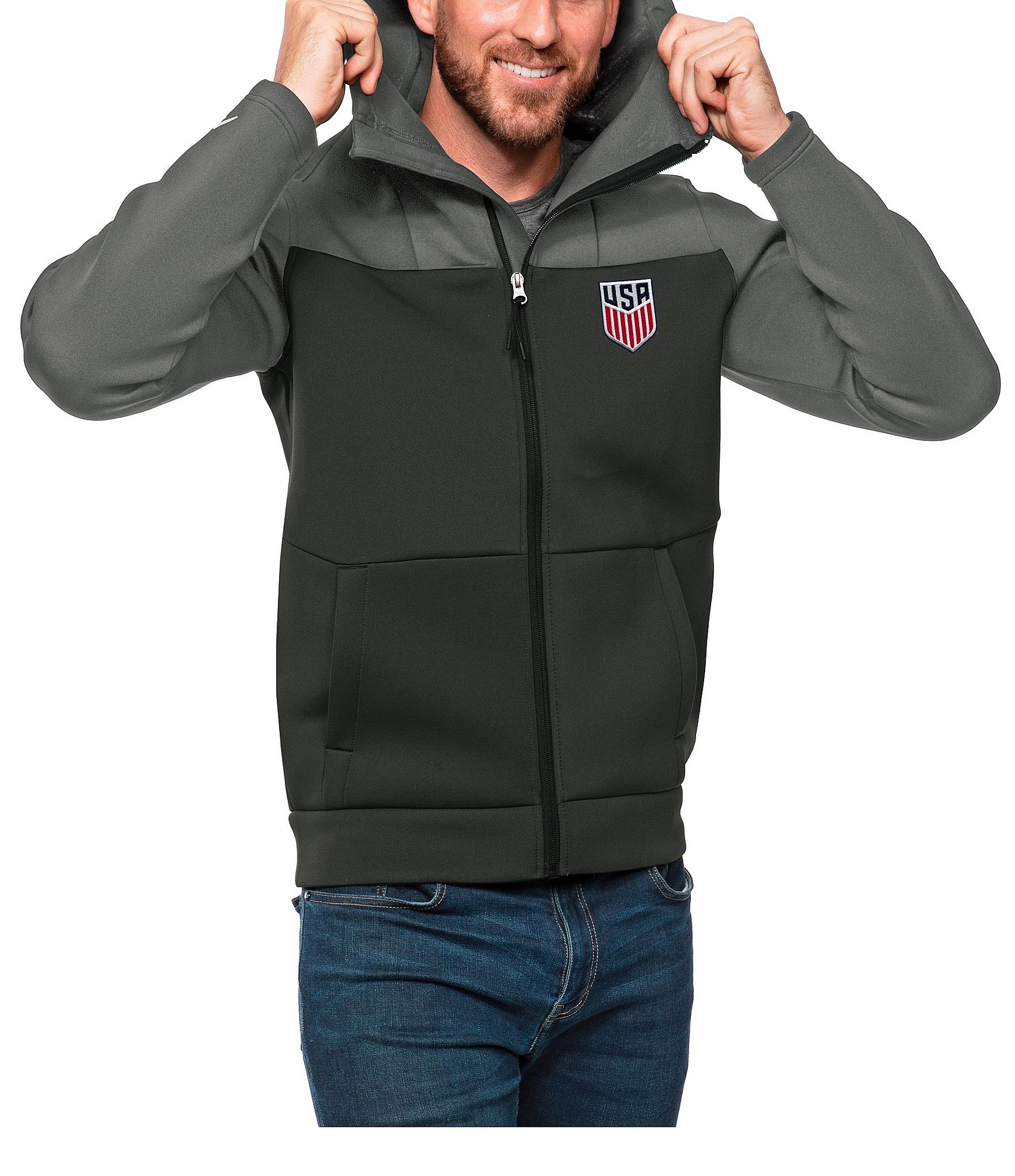 Antigua USA Soccer Protect Hoodie