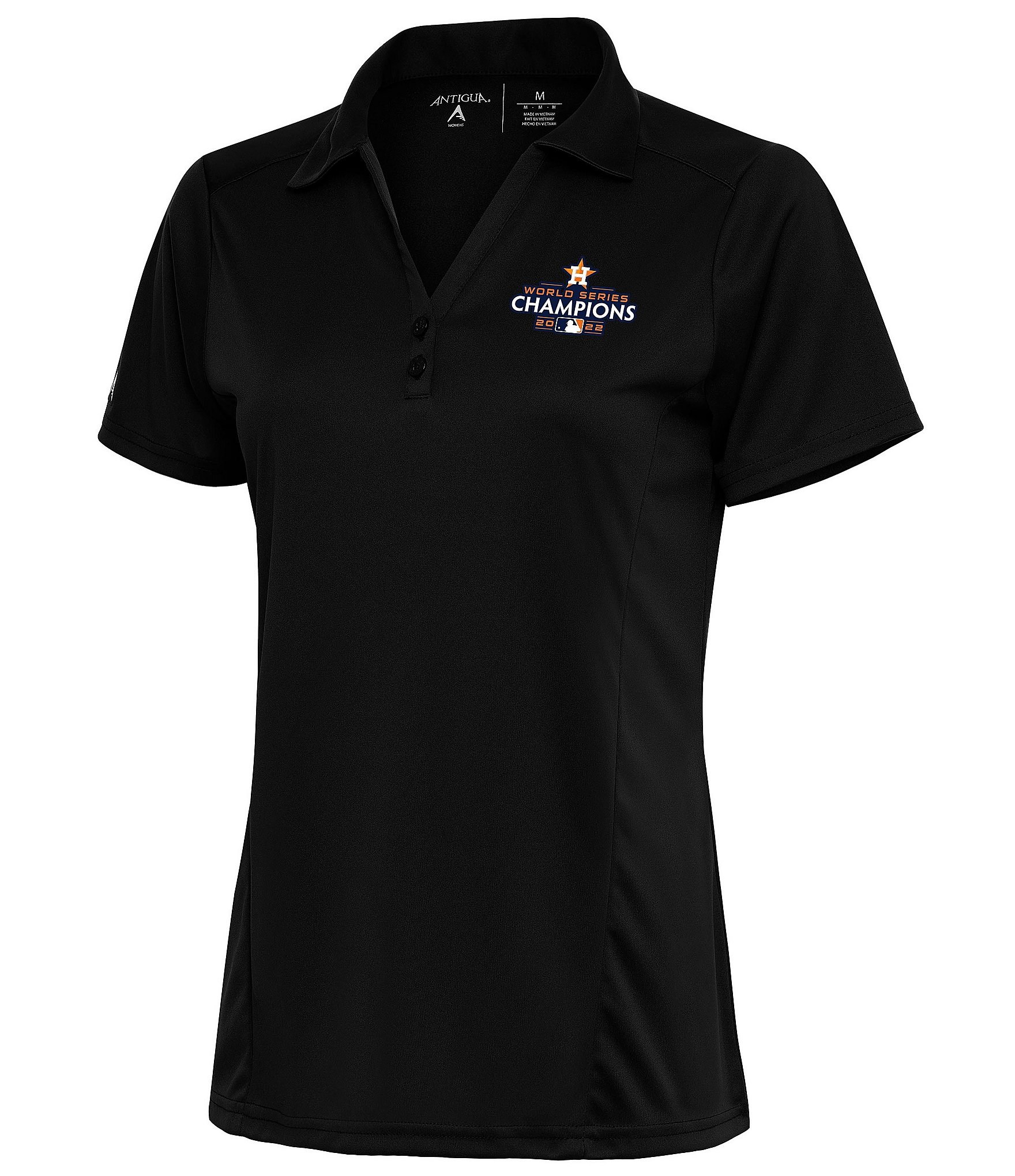 Antigua Apparel / Women's Houston Astros Structure Navy Long Sleeve Button  Down Shirt