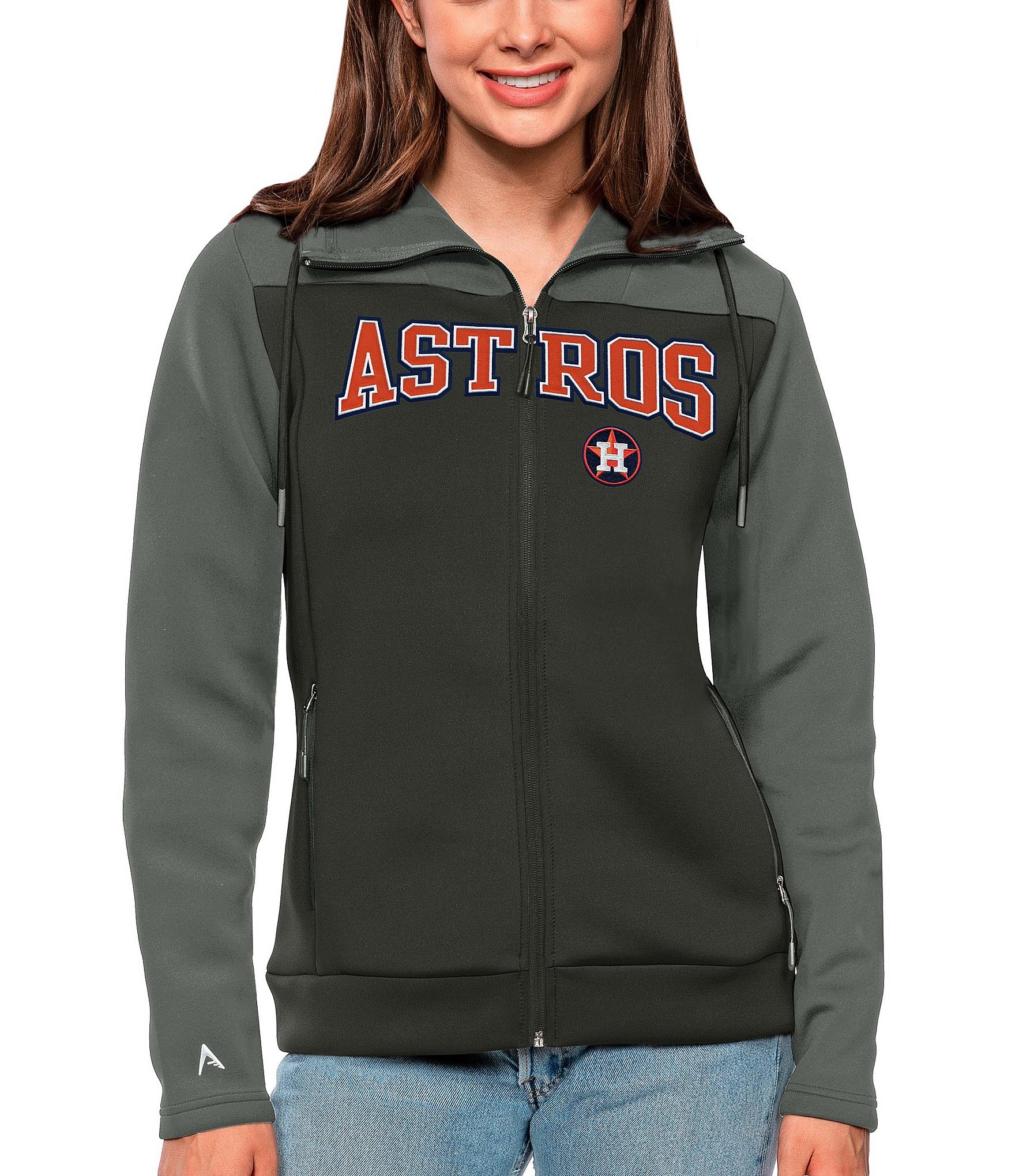 Antigua Women's MLB American League Action Sweatshirt, Mens, S, New York Yankees Oatmeal