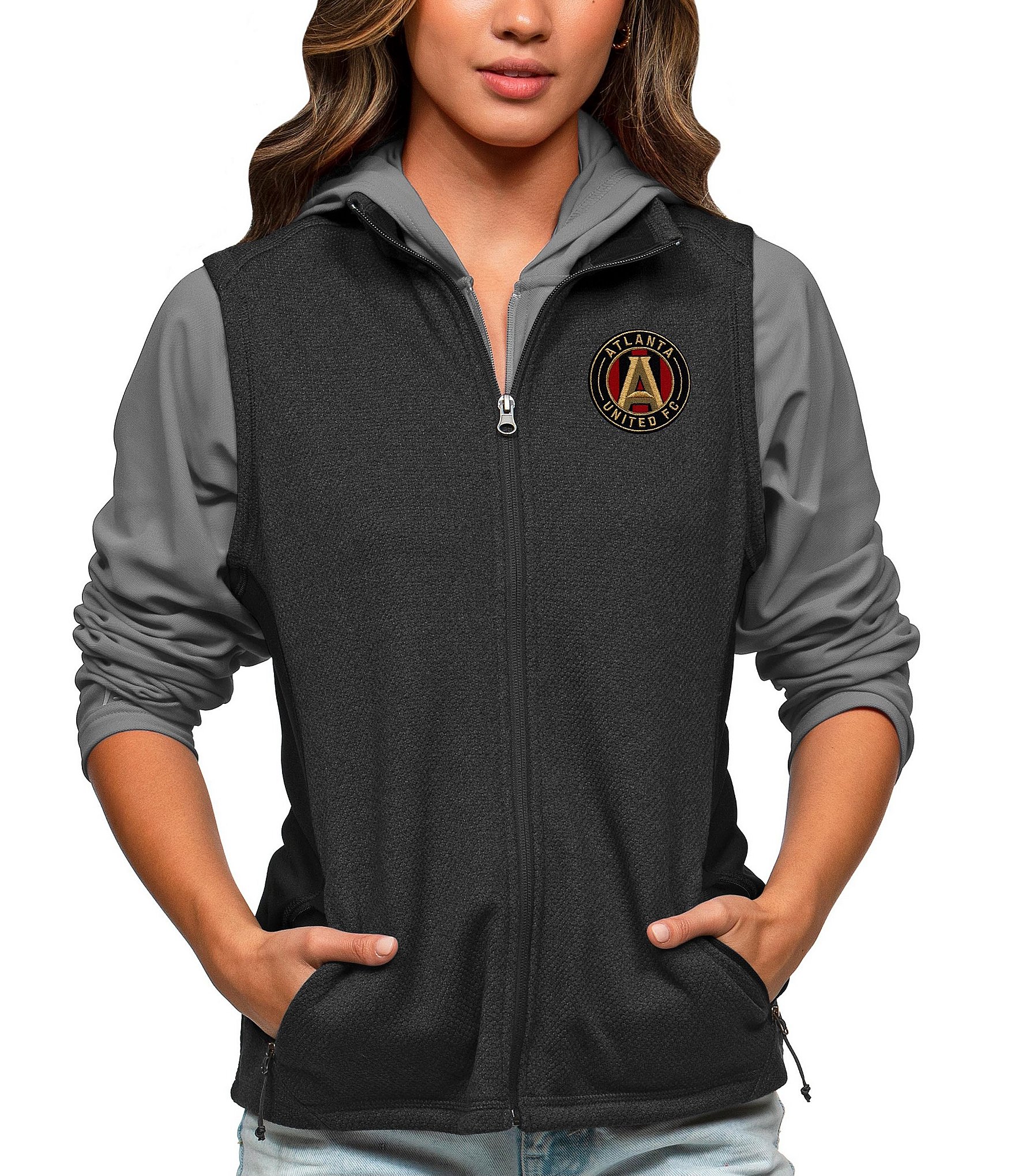 Atlanta Braves Antigua Absolute Pullover Hoodie - Camo