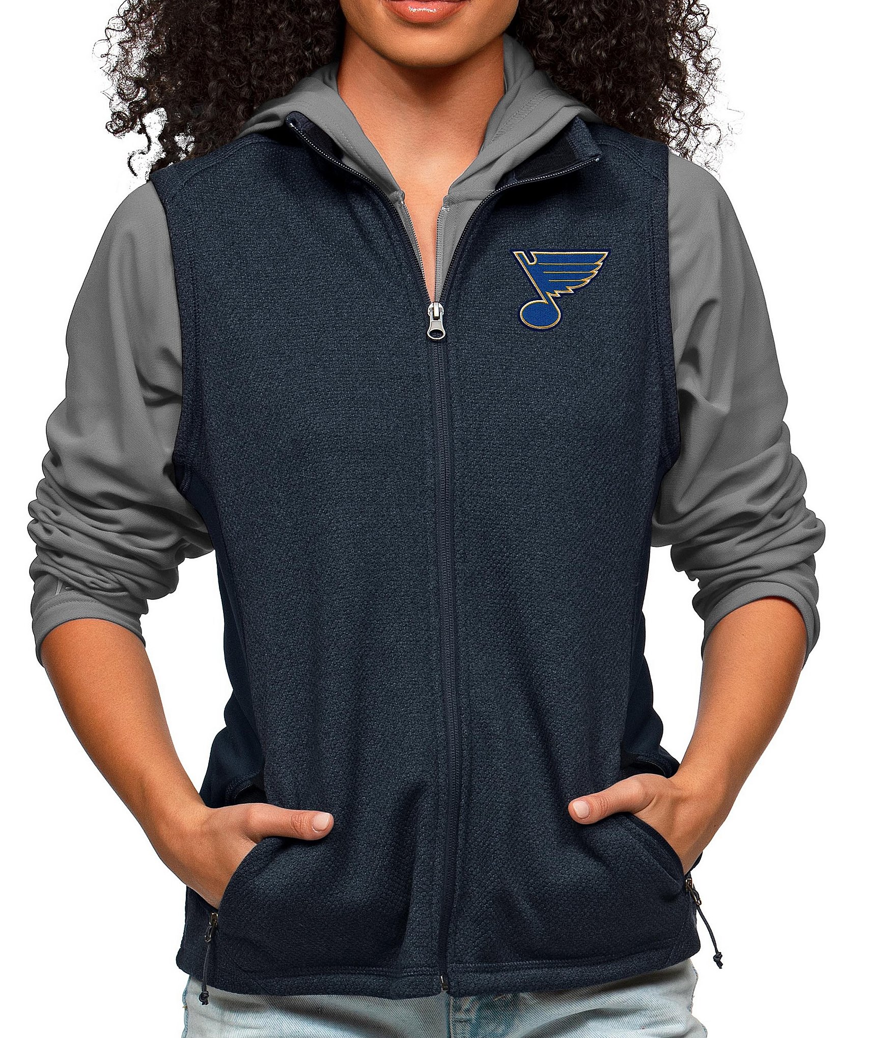 Antigua Women's St Louis Blues Protect Hoodie