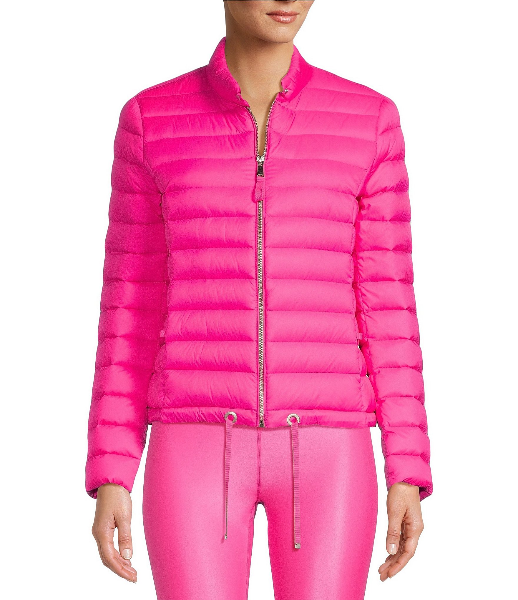 Antonio Melani Active Venture High Shine Drawstring Hem Puffer Jacket