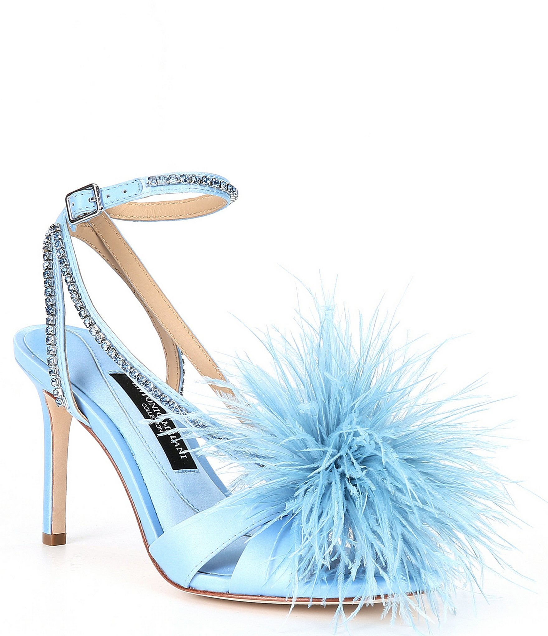 Cloth heels Magda Butrym Blue size 40.5 EU in Cloth - 41233629