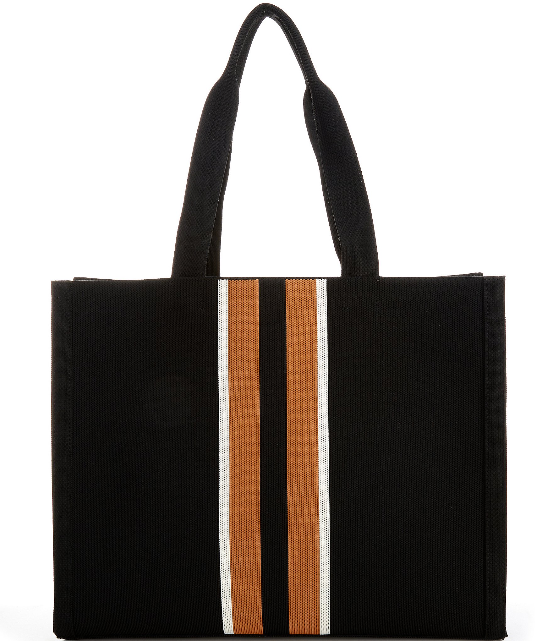 Antonio Melani Brooklyn Black Stripe Shopper Tote Bag | Dillard's
