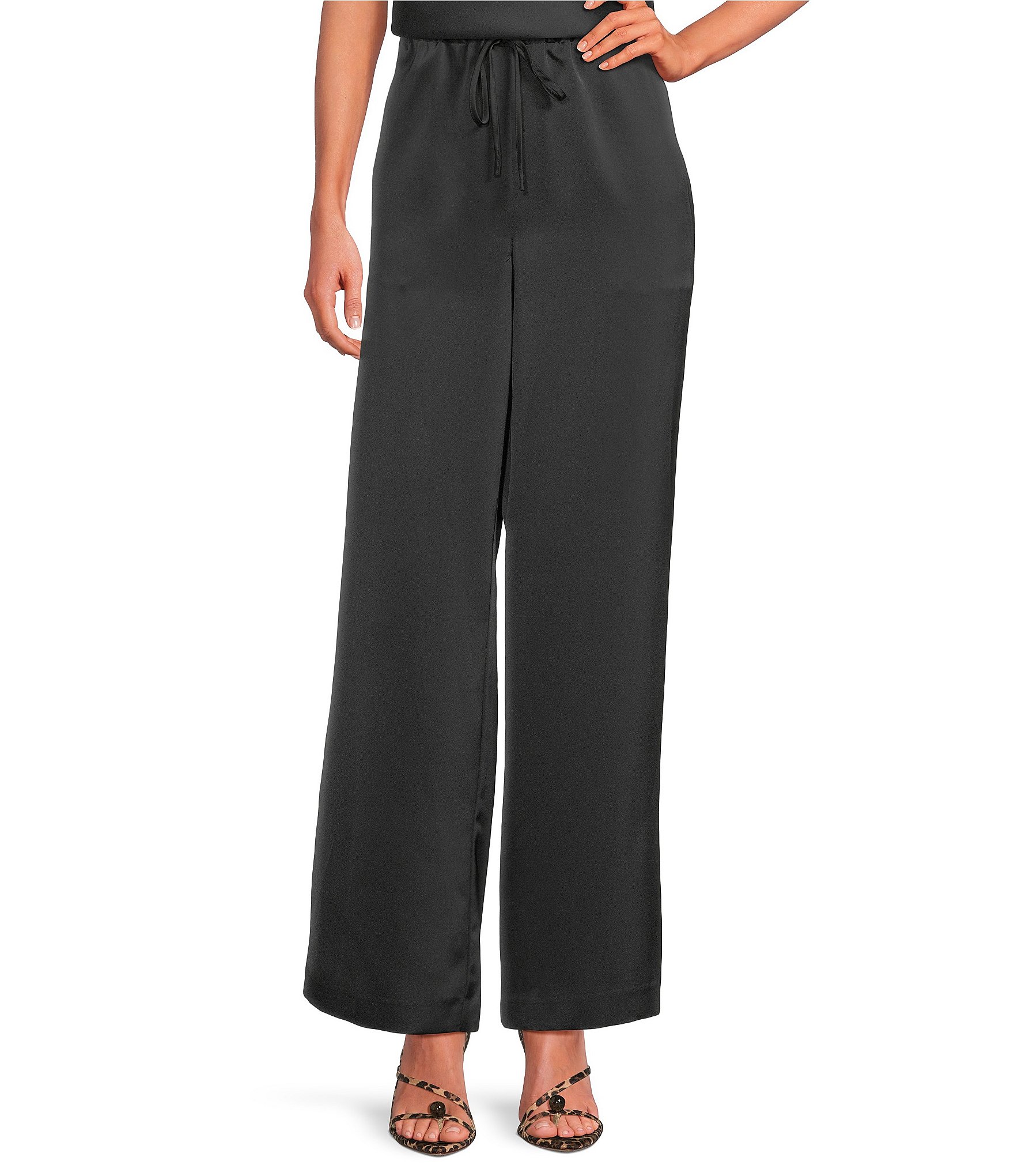 Antonio Melani Carson Satin Drawstring Pants