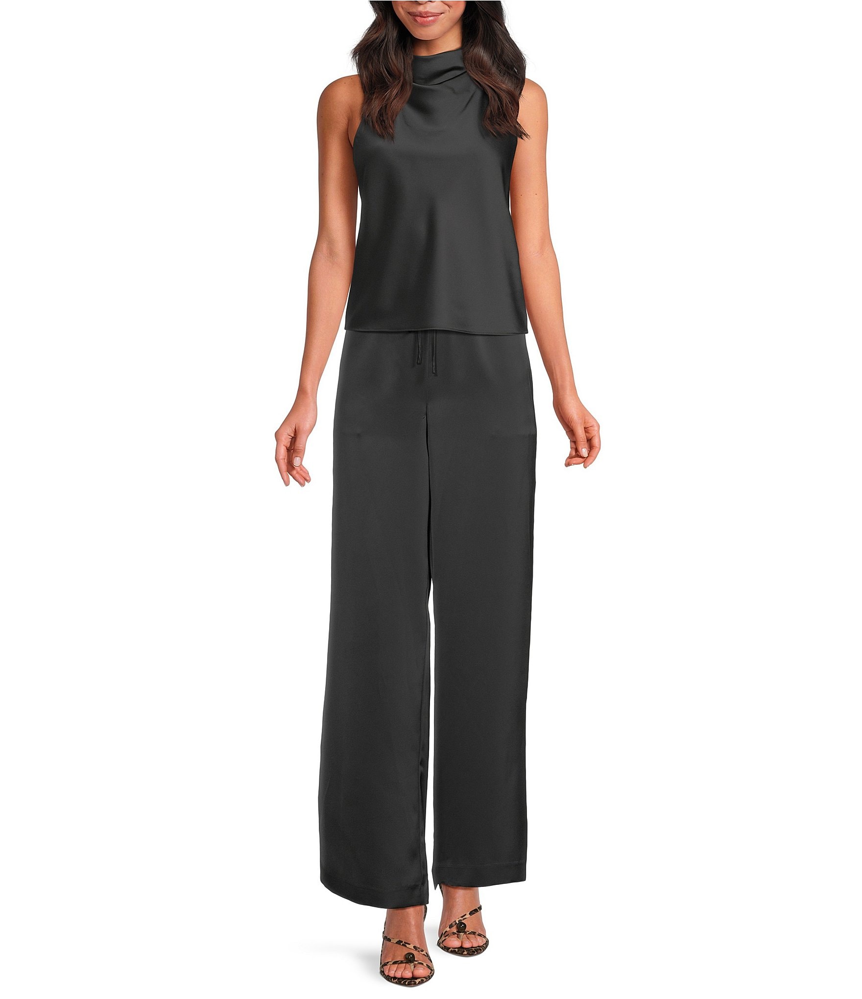 Antonio Melani Carson Satin Drawstring Pants
