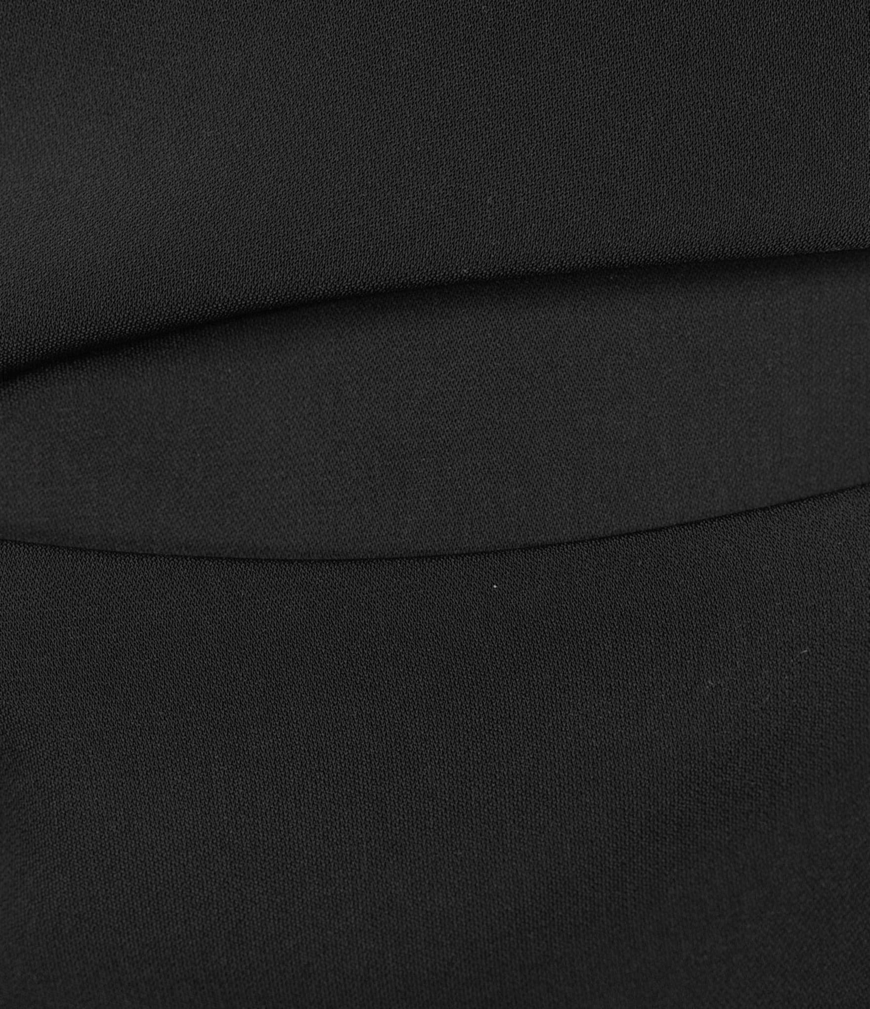 Antonio Melani Carter Short Sleeve Crew Neck Crepe Sheath Midi Drees