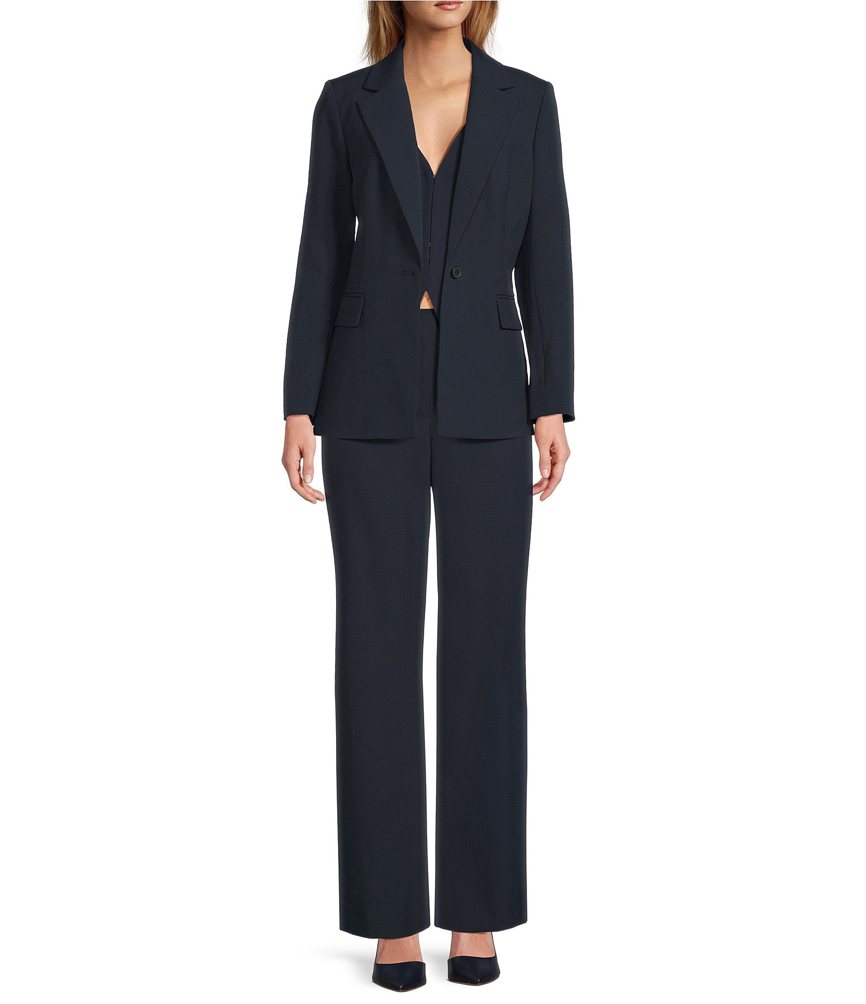 Antonio Melani Cassidee Long Sleeve Notched Lapel Blazer