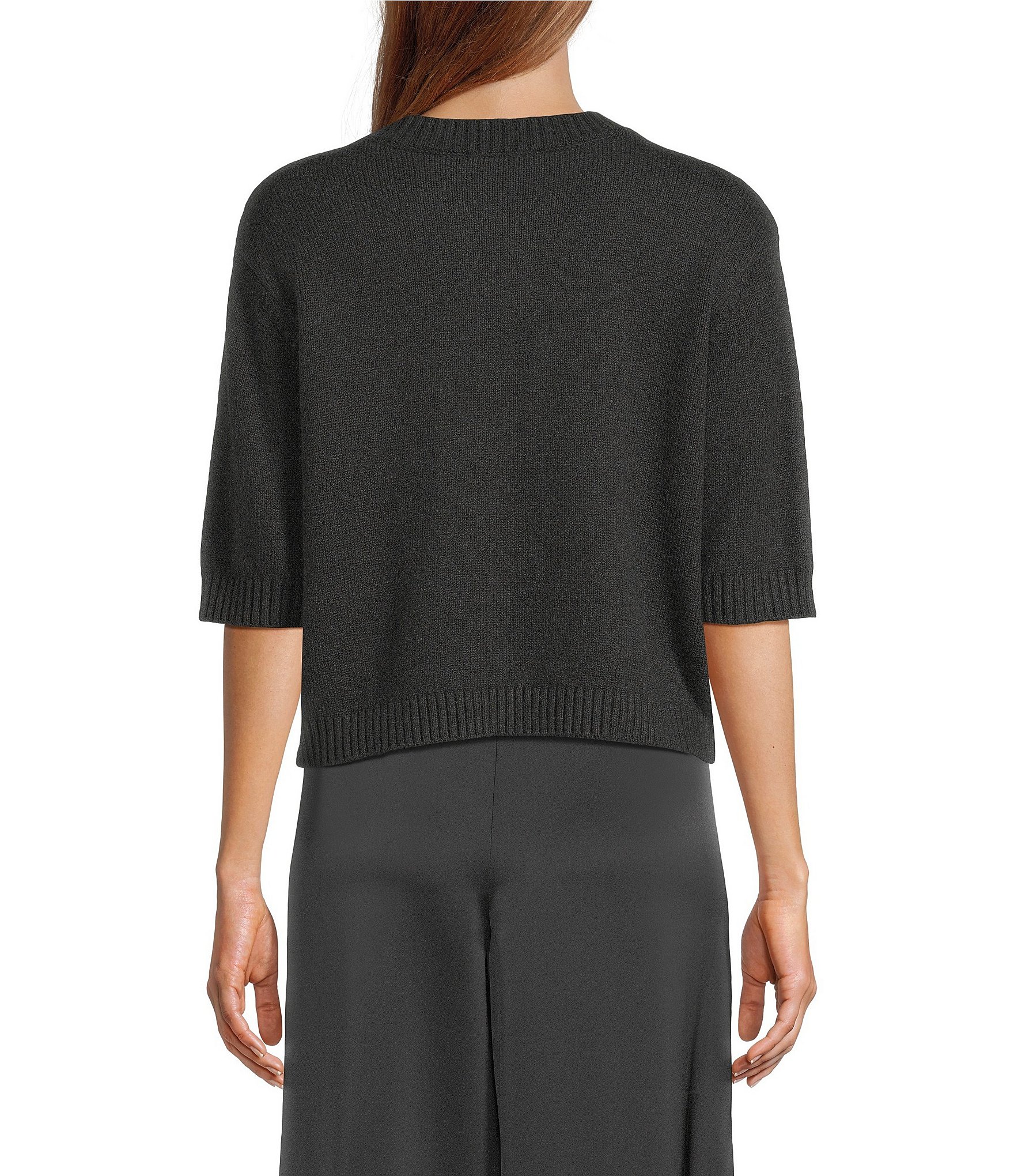Antonio Melani Cate Button Front Short Sleeve Cardigan