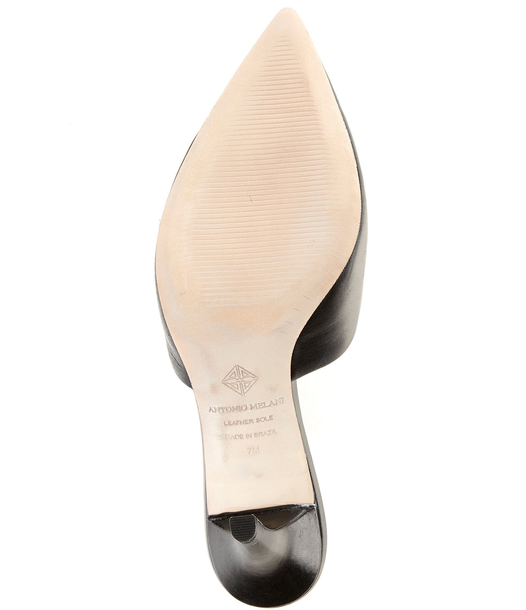 Antonio Melani Clover Glossy Leather Dress Mules