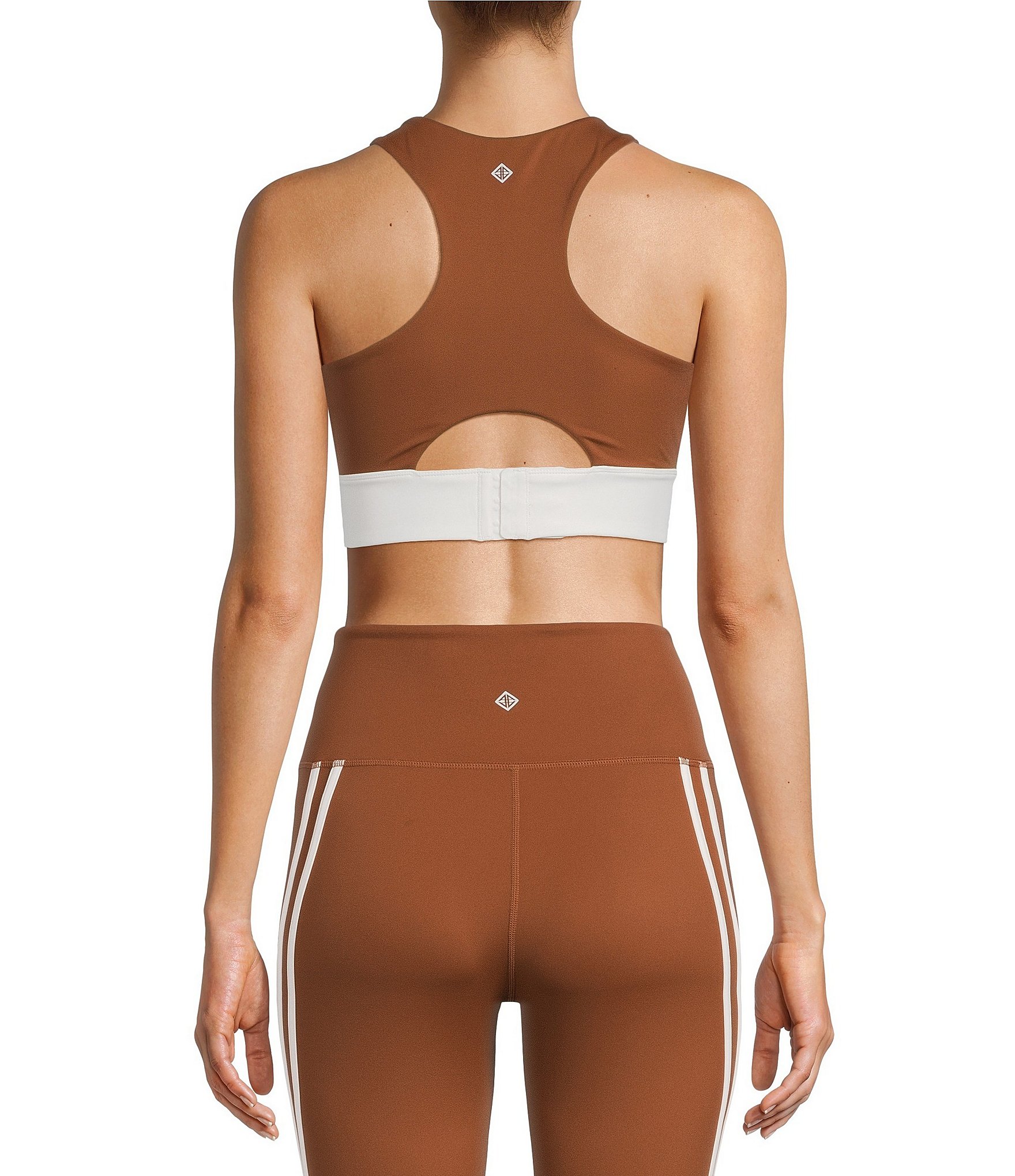 Antonio Melani Coordinating Active High Impact Scoop Neck Sports Bra
