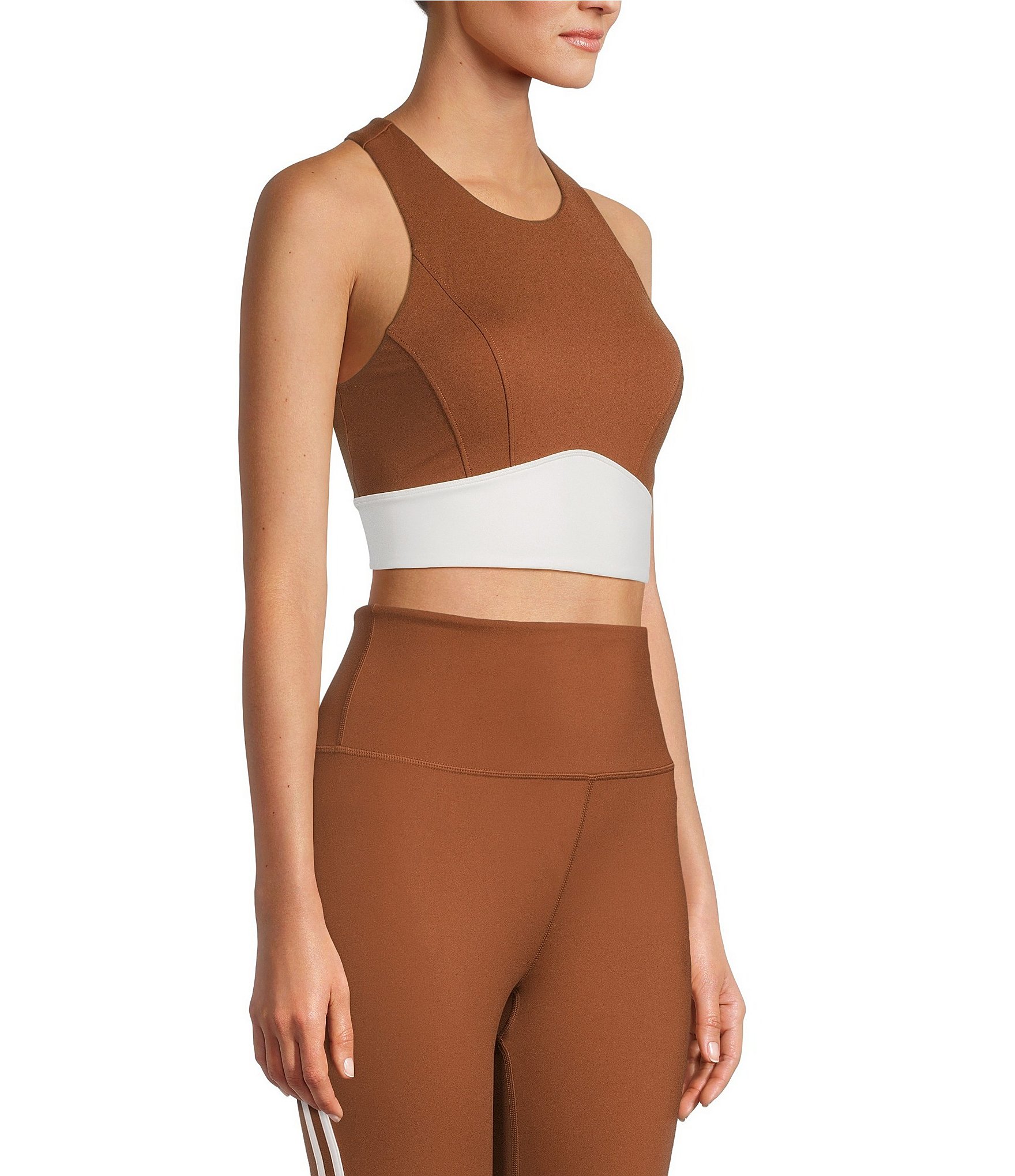 Antonio Melani Coordinating Active High Impact Scoop Neck Sports Bra