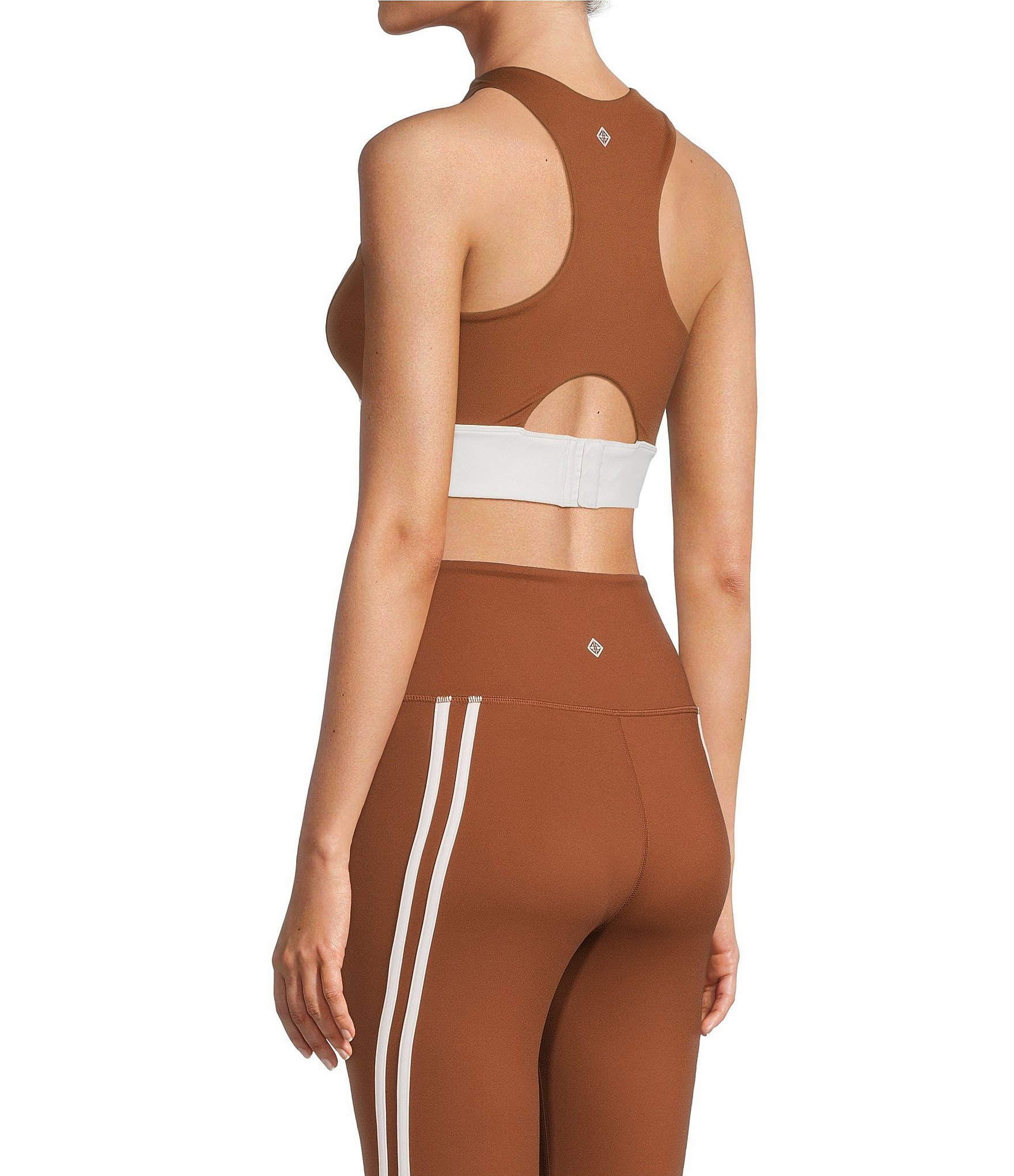 Antonio Melani Coordinating Active High Impact Scoop Neck Sports Bra