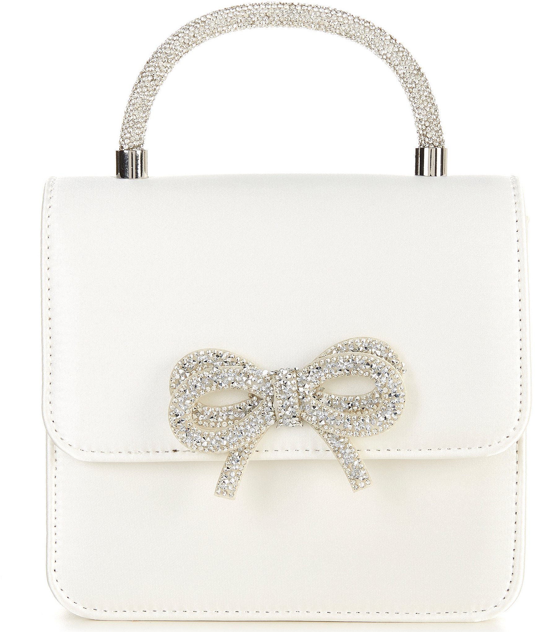 Encore Jeans White Crystal Evening Clutch Shop Evelyn Crystal Clutch in Black | The Chic Initiative  main image 2