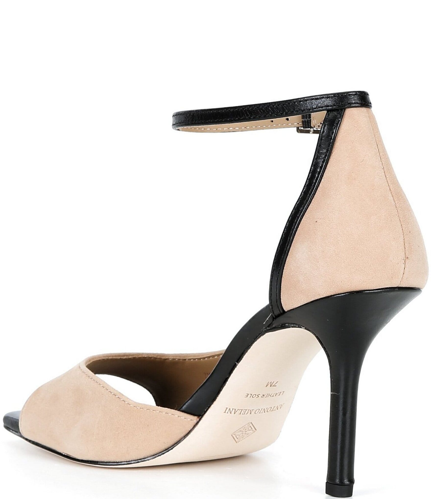 Antonio Melani Ender Suede Ankle Strap Dress Sandals