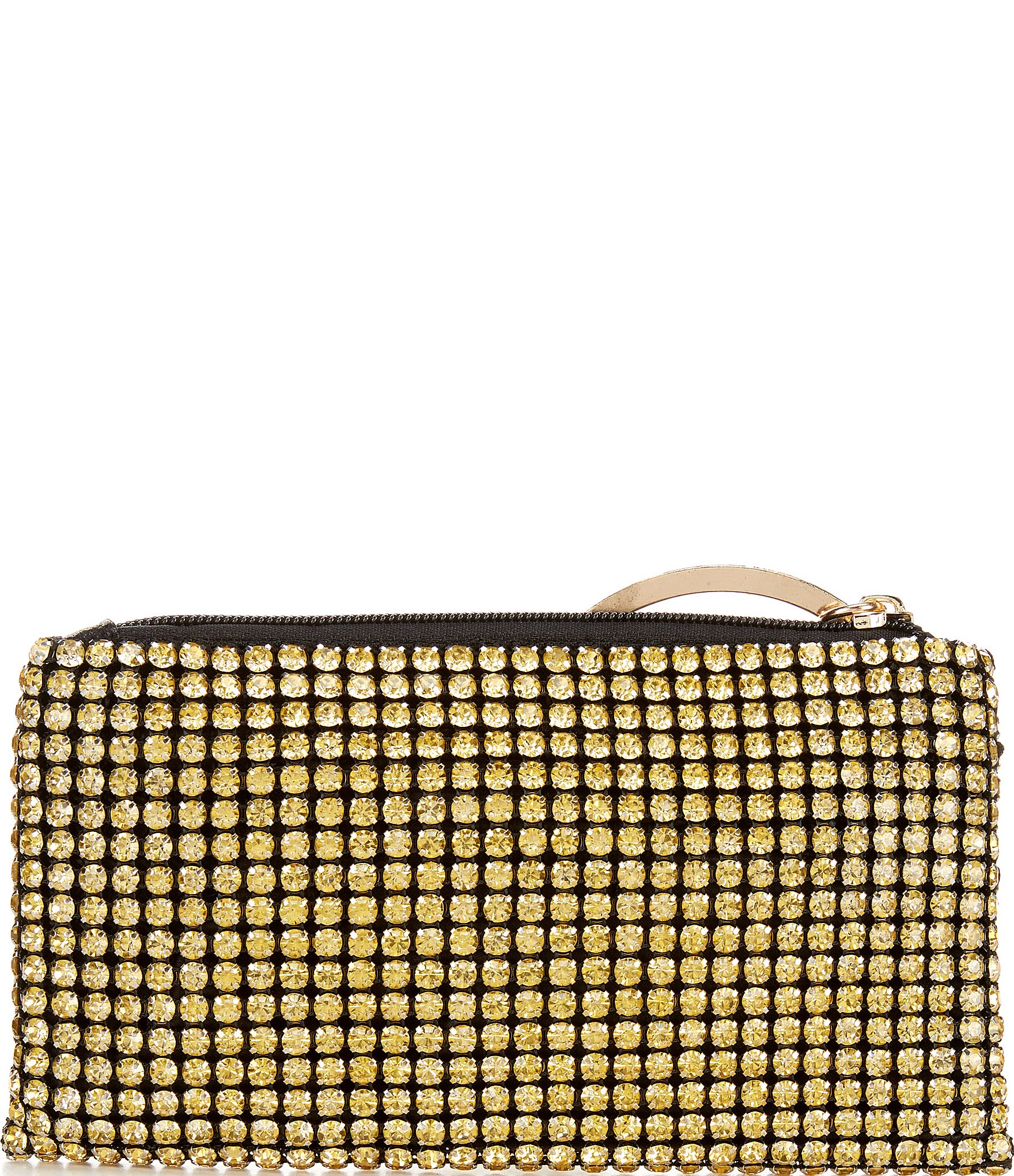 Antonio Melani Gold Crystal Wristlet