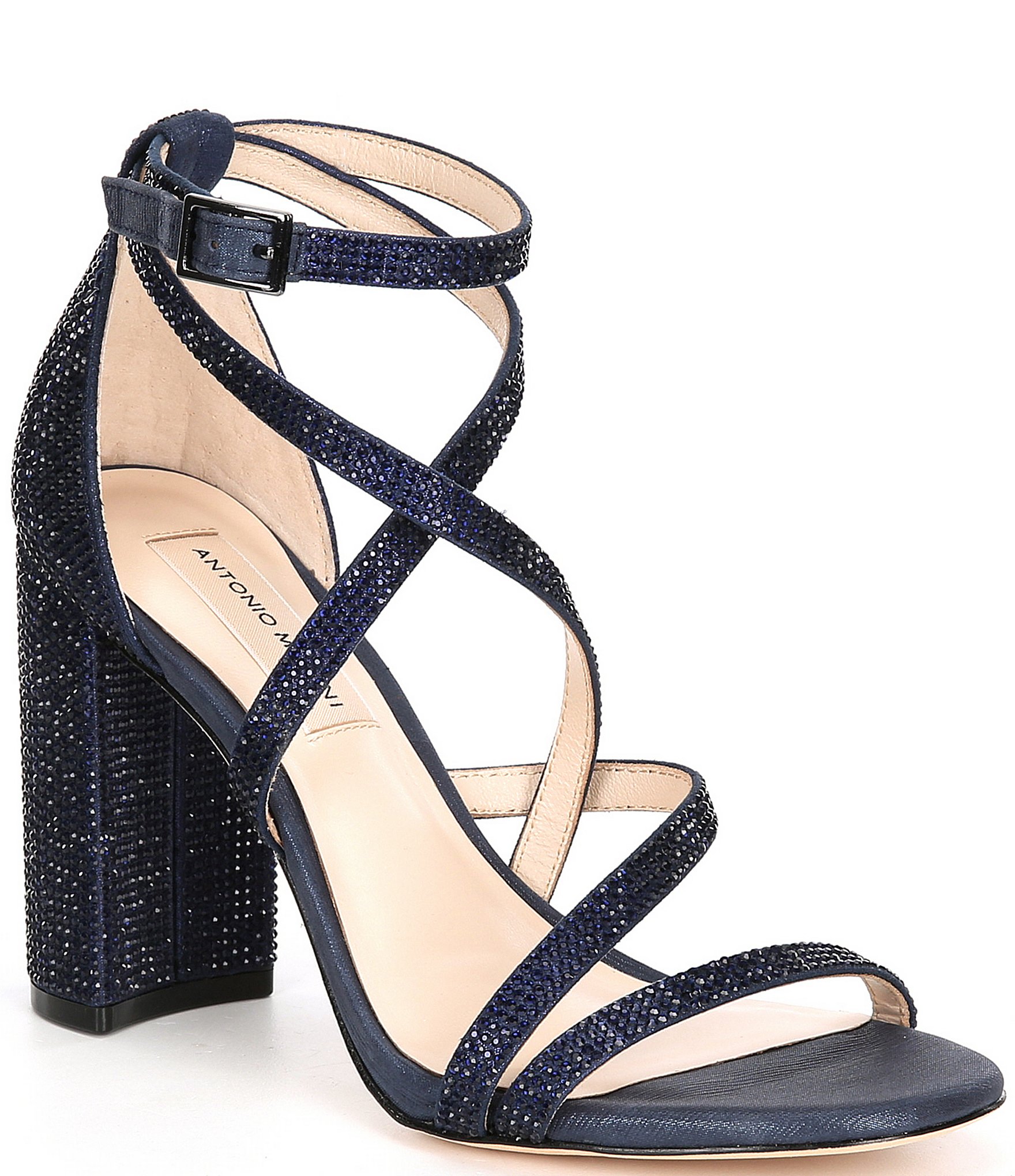 dillards navy heels